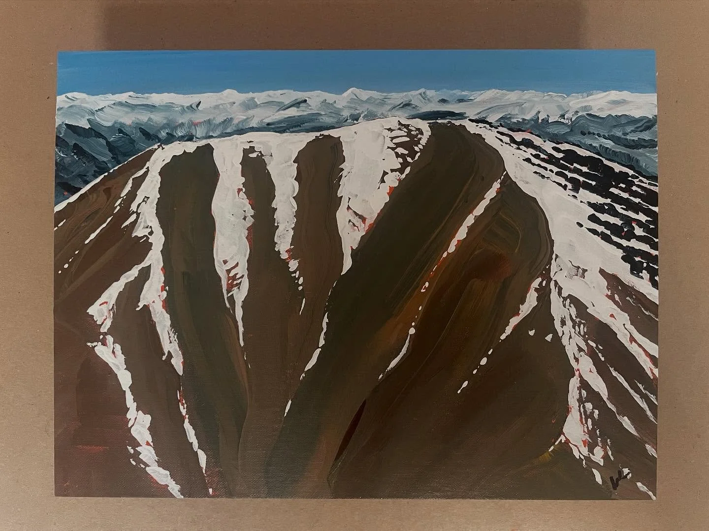 &lsquo;Behind Sun Valley&rsquo;
12&rdquo;x16&rdquo; original on canvas board

Getting warmed up with Sun Valley exercise. Skied a few days in April with Mr. Flinn and Skimum right after the World Cup and had some wonderful spring conditions. Found th