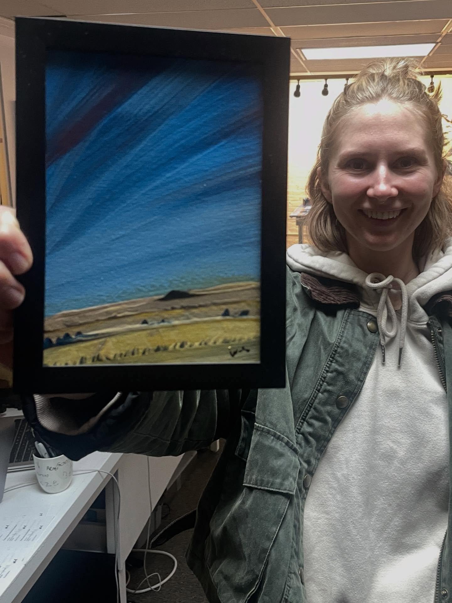 Here&rsquo;s to this Happy Holiday time.

&lsquo;Utah reminder&rsquo;
7&rdquo;x5&rdquo; original on art board