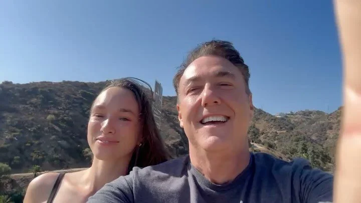 The lovely Ana Price (@anacorrinne) and Glen Evelyn enjoy Runyon Canyon in LA. Ana plays Young Max in OFP. #ourfamilypride
