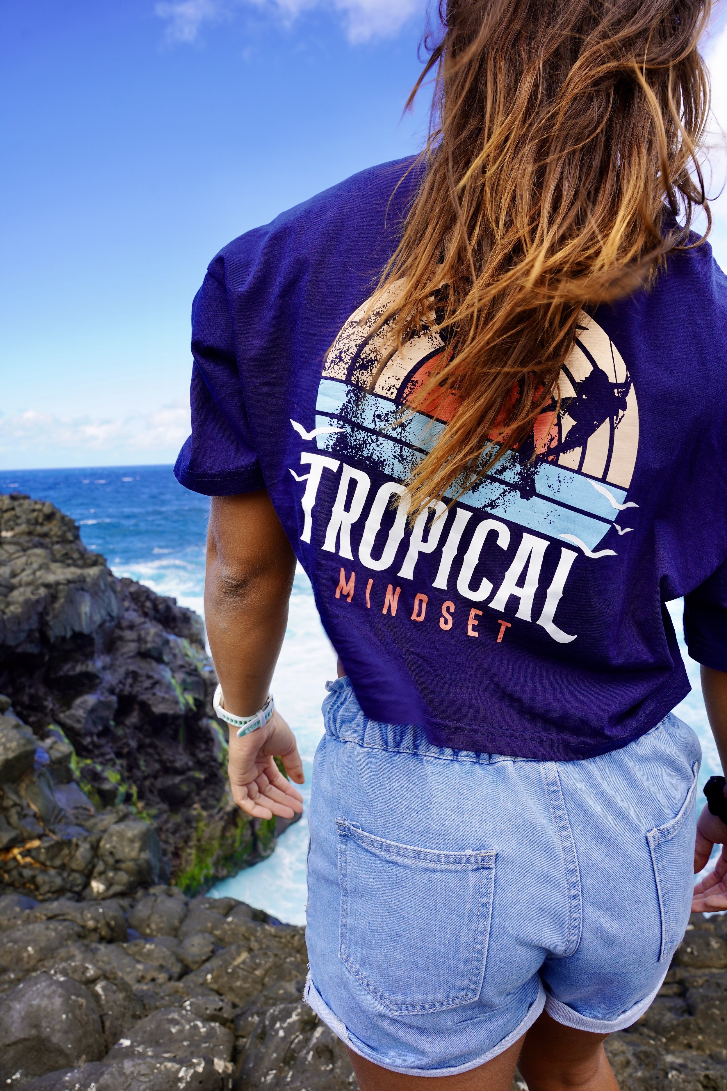 Kite Surf Oversize Crop-Top Girl