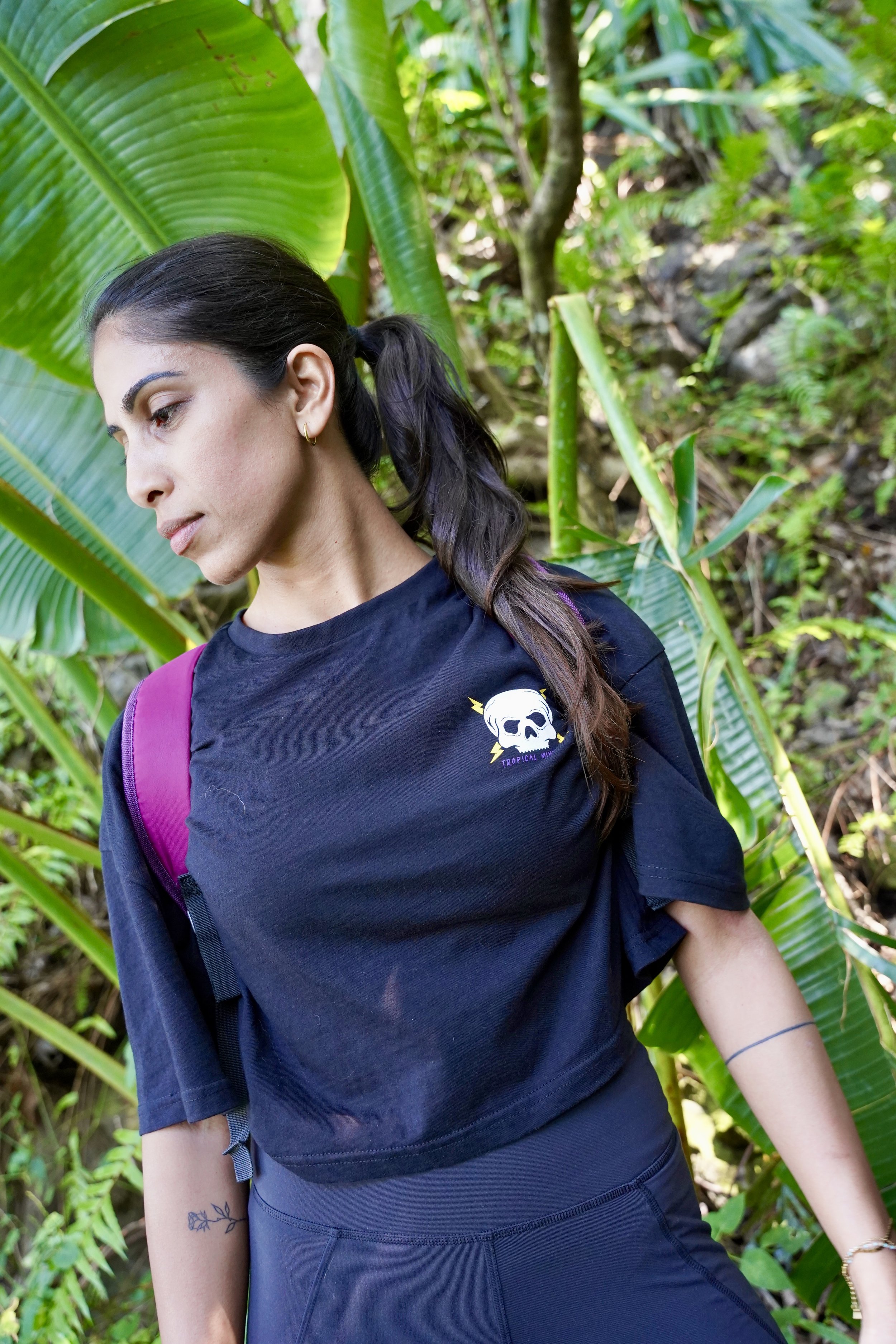 Anti Burpees Oversize Crop-Top Girl