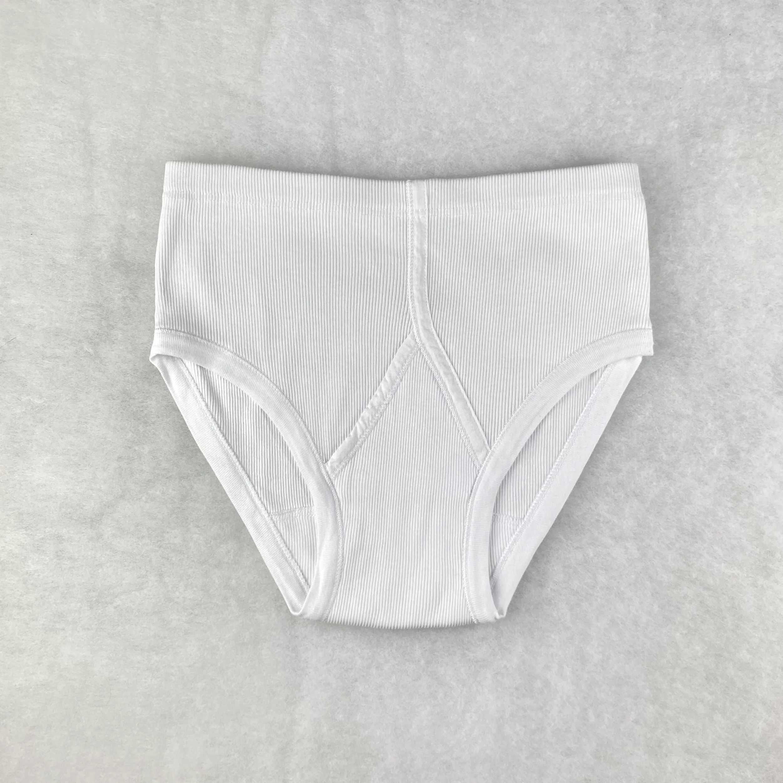   GAY object 029  White vintage Y-fronts 