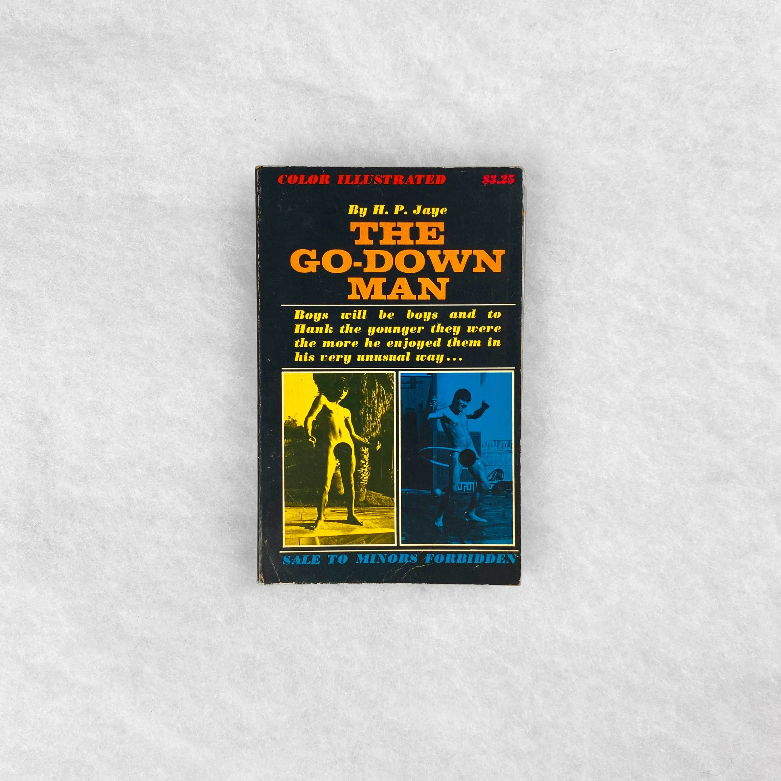   GAY object 155   The Go-Down Man  by H. P. Jaye 