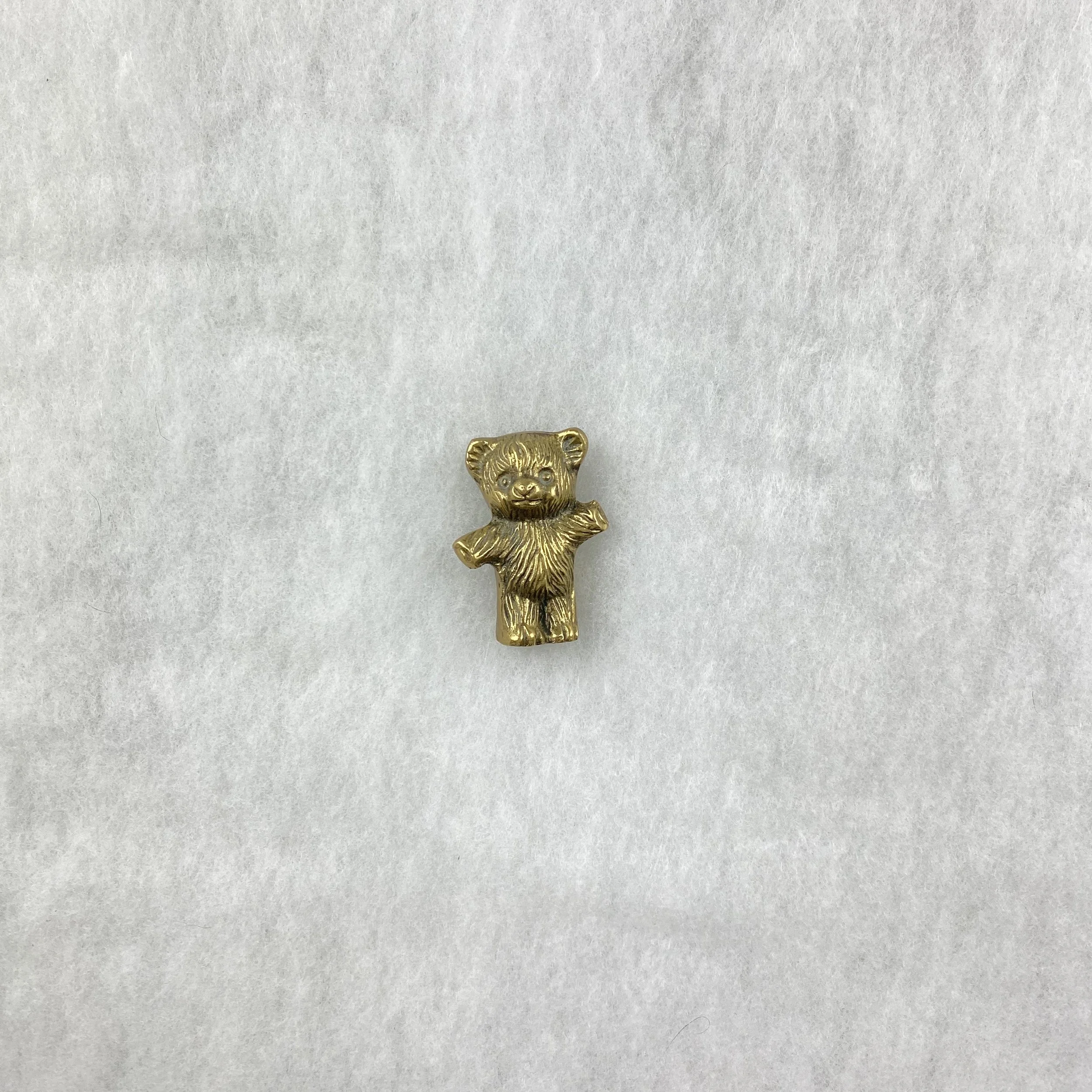   GAY object 009  Brass teddy bear 