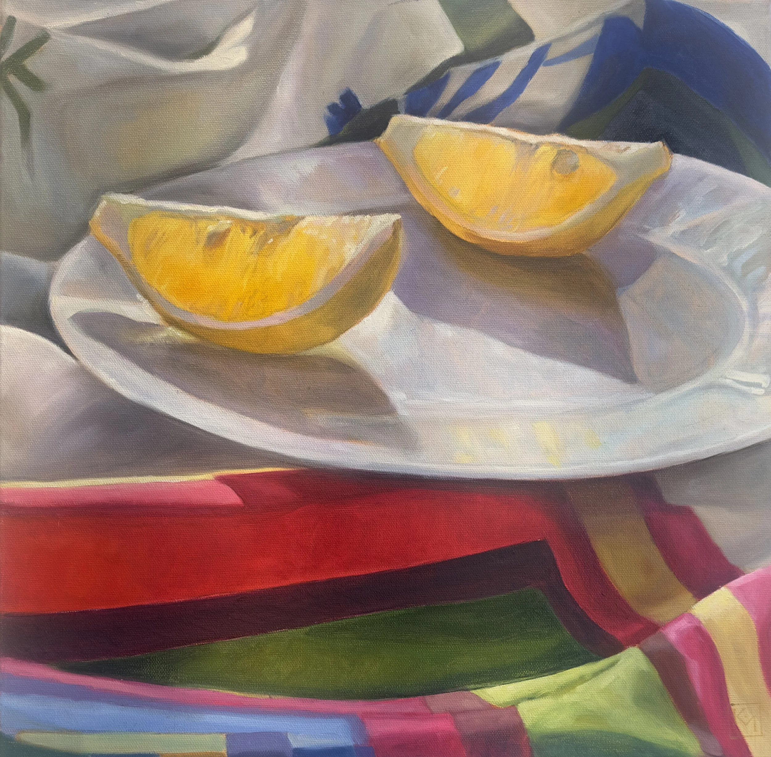 Vera 9 / oil on canvas / 18 x 18 inches / 2024
