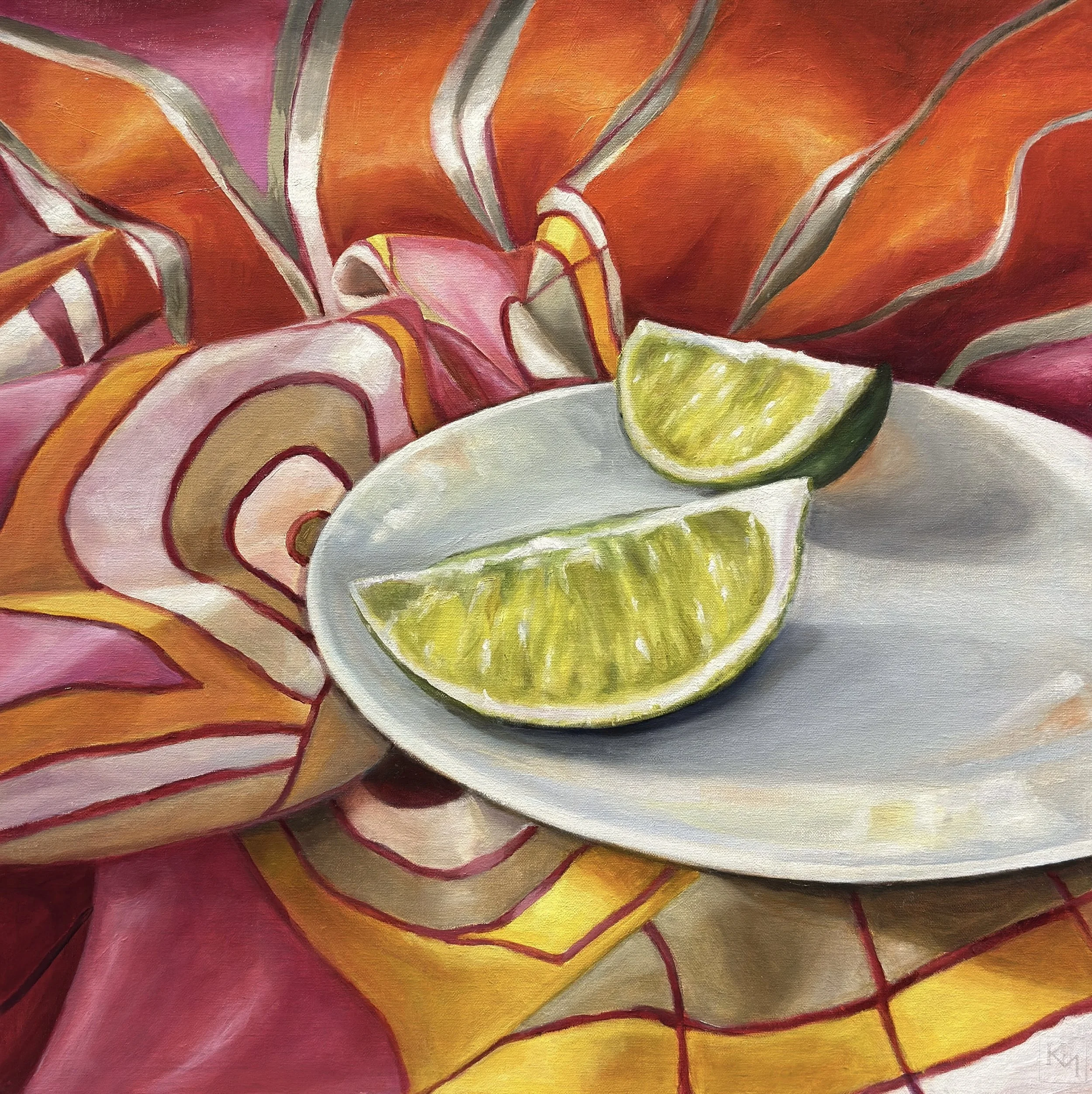 Desert Vera / oil on linen board / 18x18 / 2025