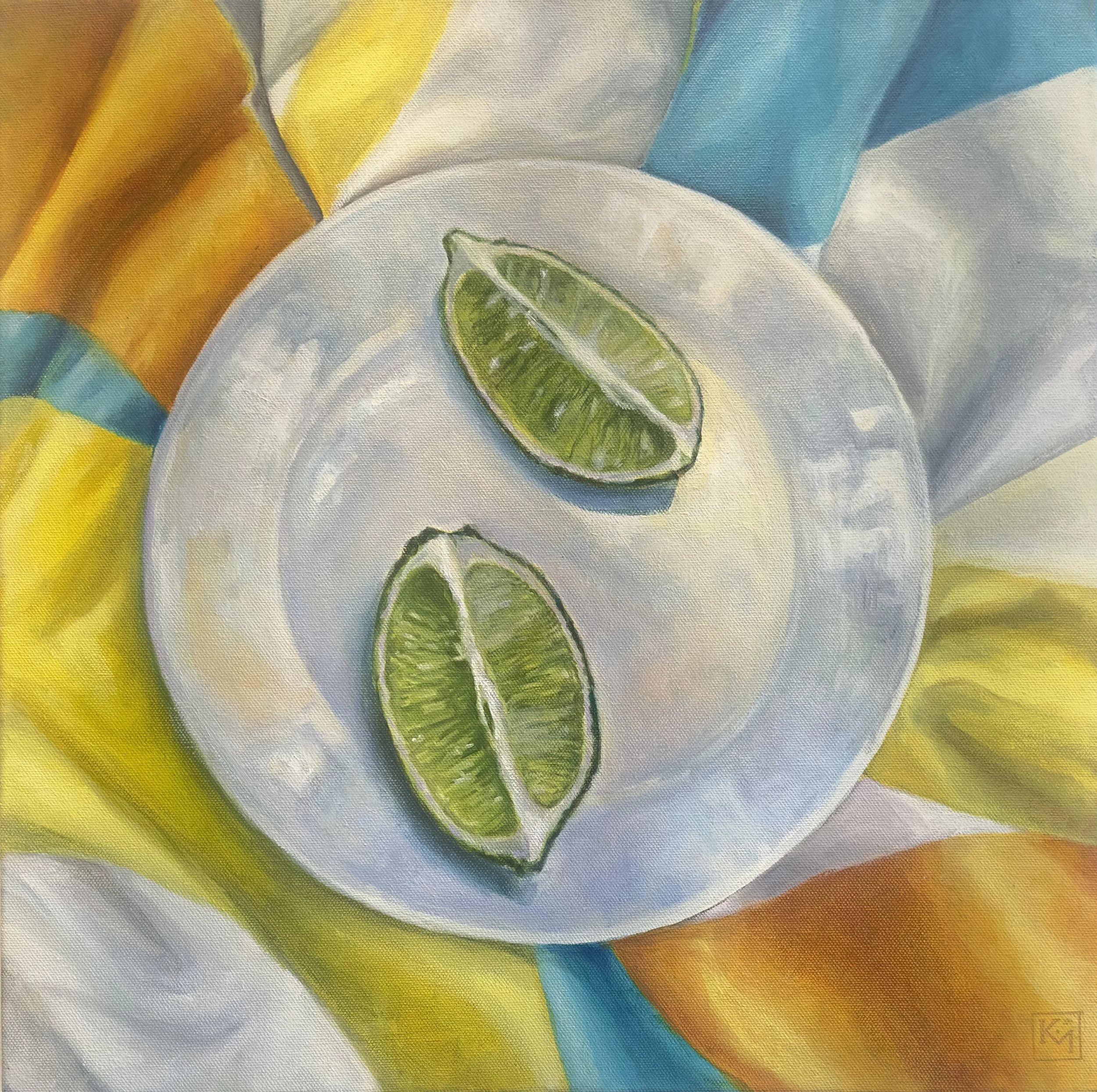Vera 11 / oil on canvas / 18 x 18 inches / 2025