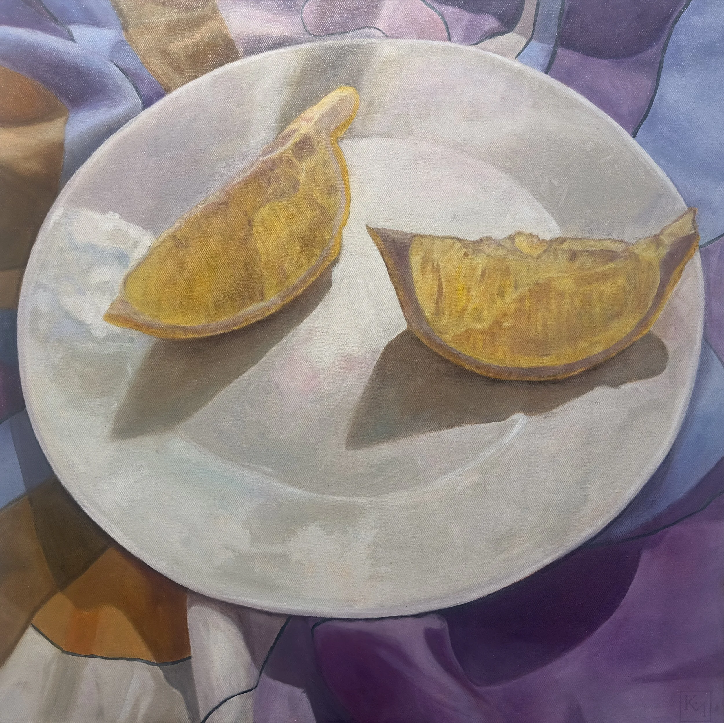 Vera 1 / oil on canvas / 30 x 30 inches / 2022