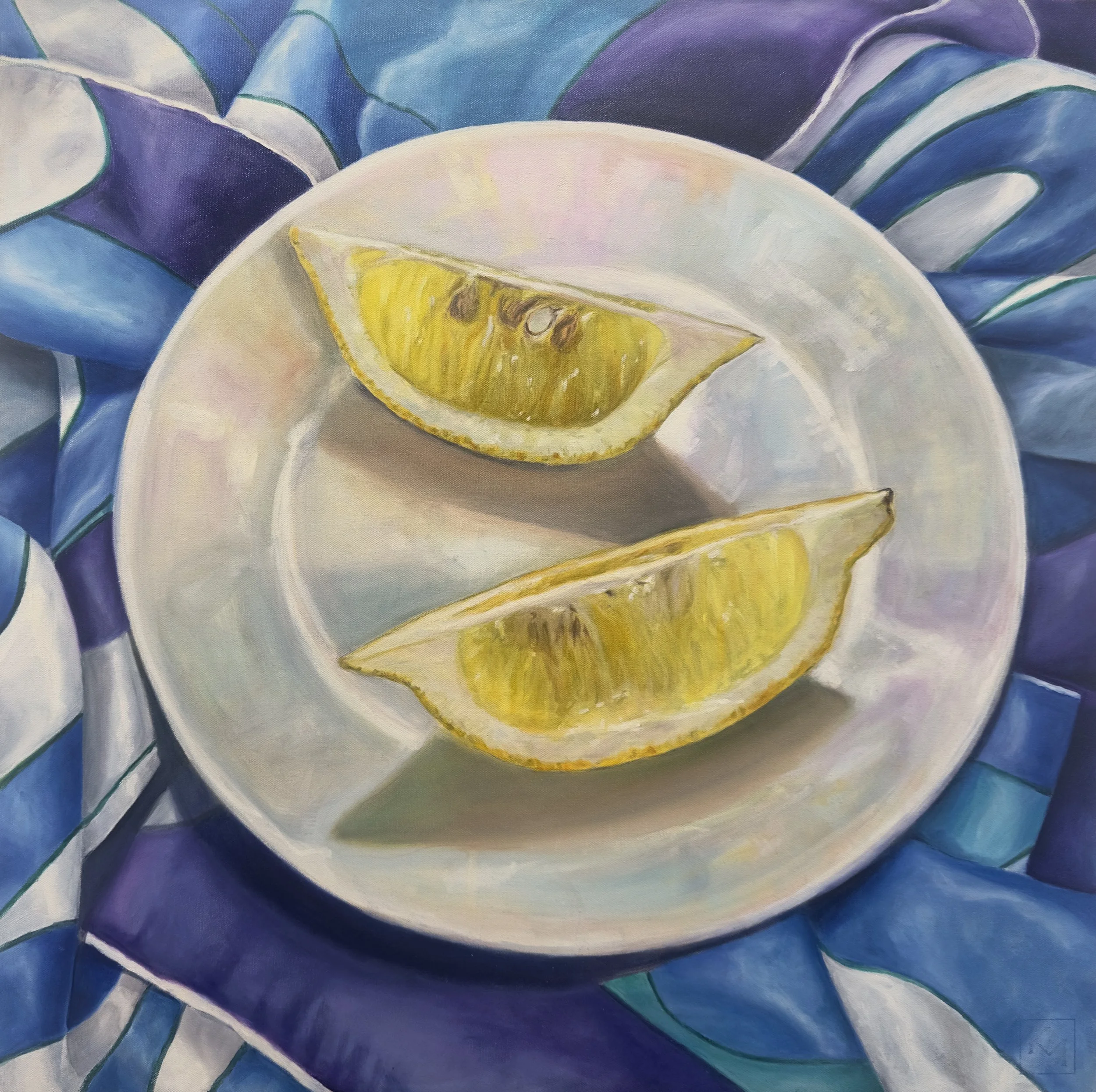 Vera 12 / oil on canvas / 30 x 30 inches / 2024