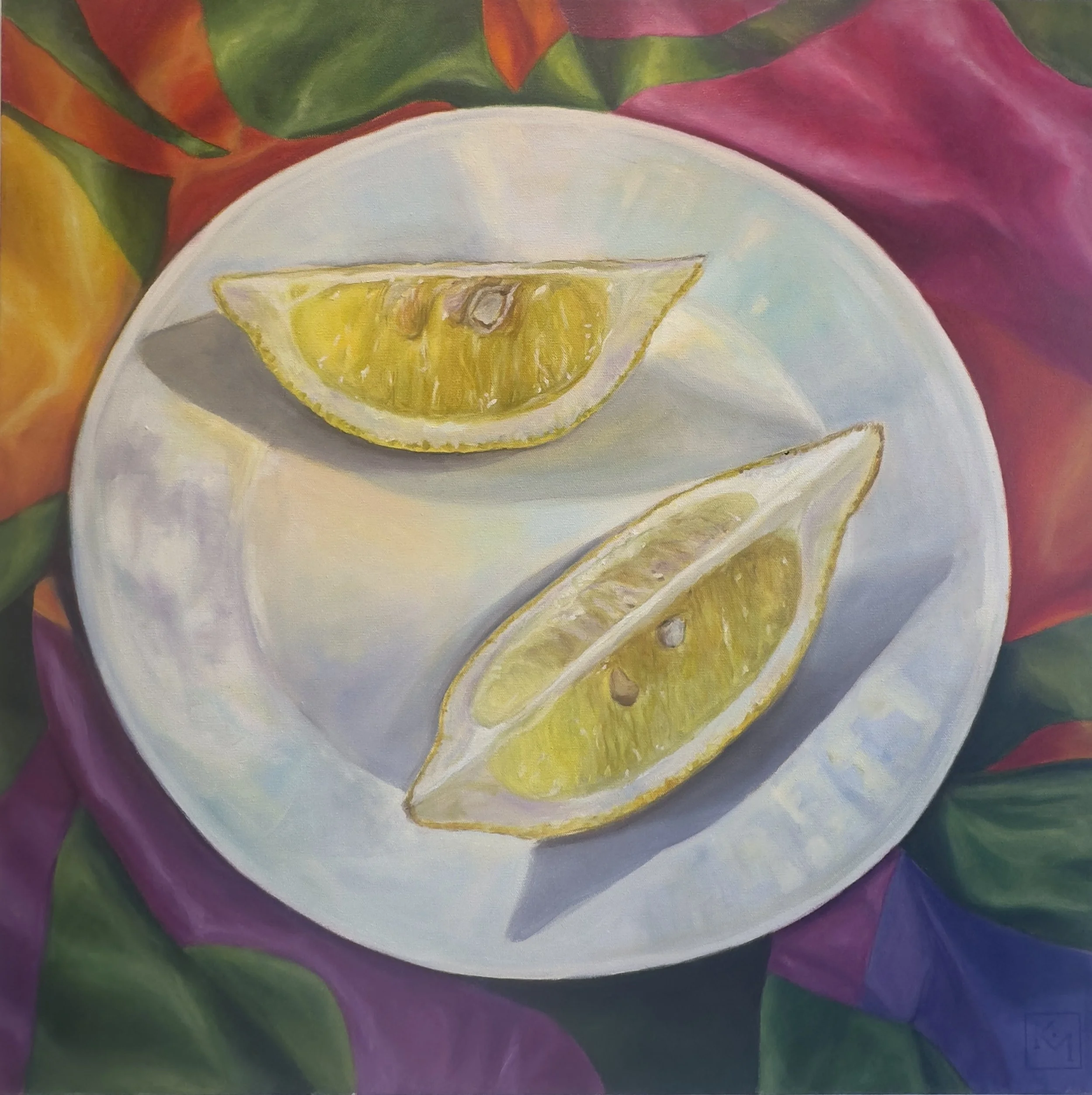 Vera 5 / oil on canvas / 30 x 30 inches / 2024