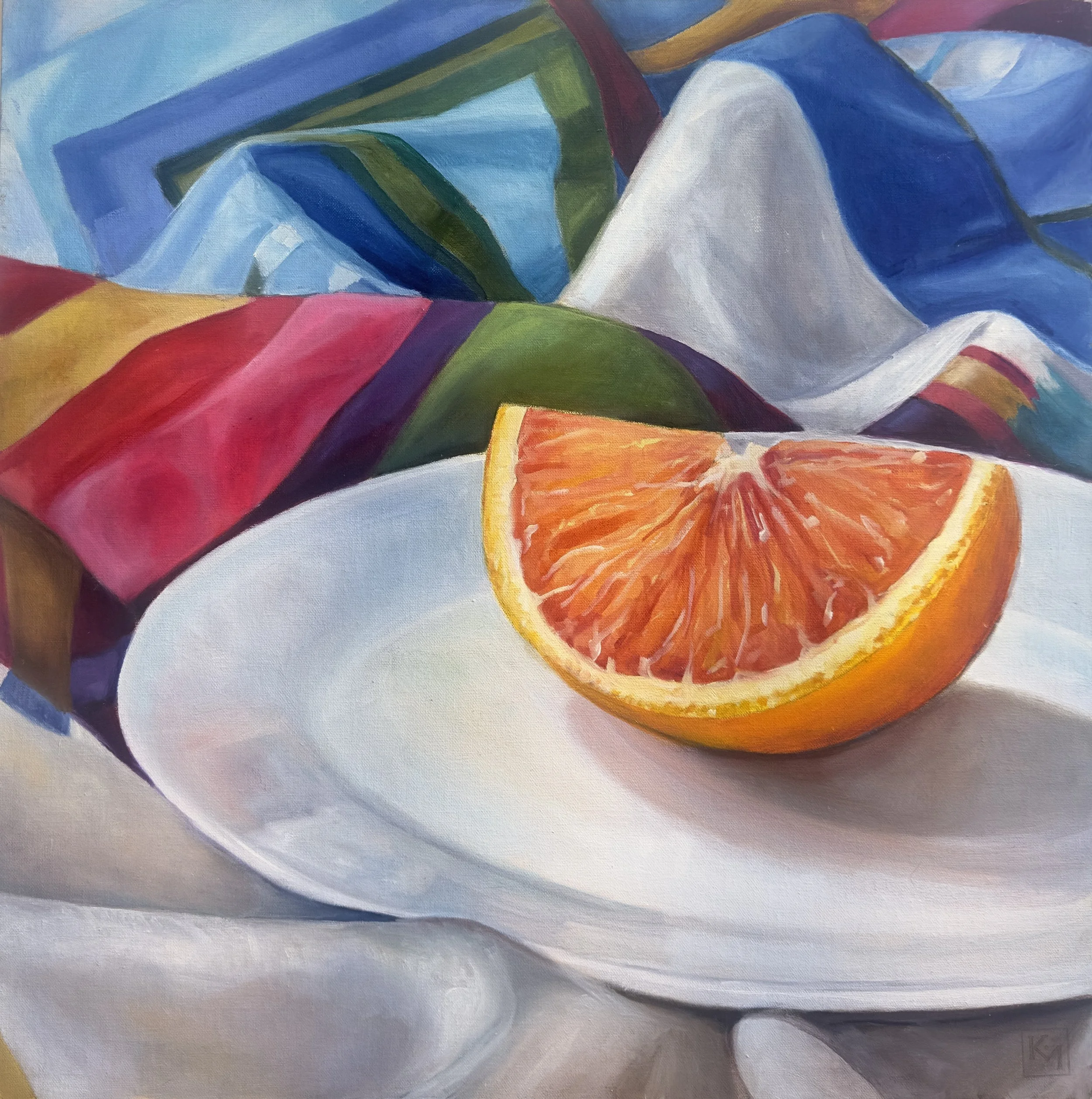 Vera 6 / oil on canvas / 18 x 18 inches / 2024