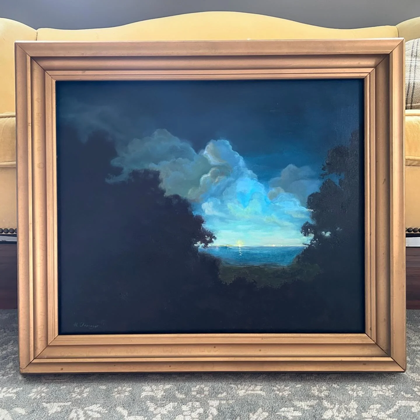 Still painting, though I&rsquo;ve been taking time off in between. Unnamed acrylic on linen panel&hellip;  #painting #art #granvilleoh