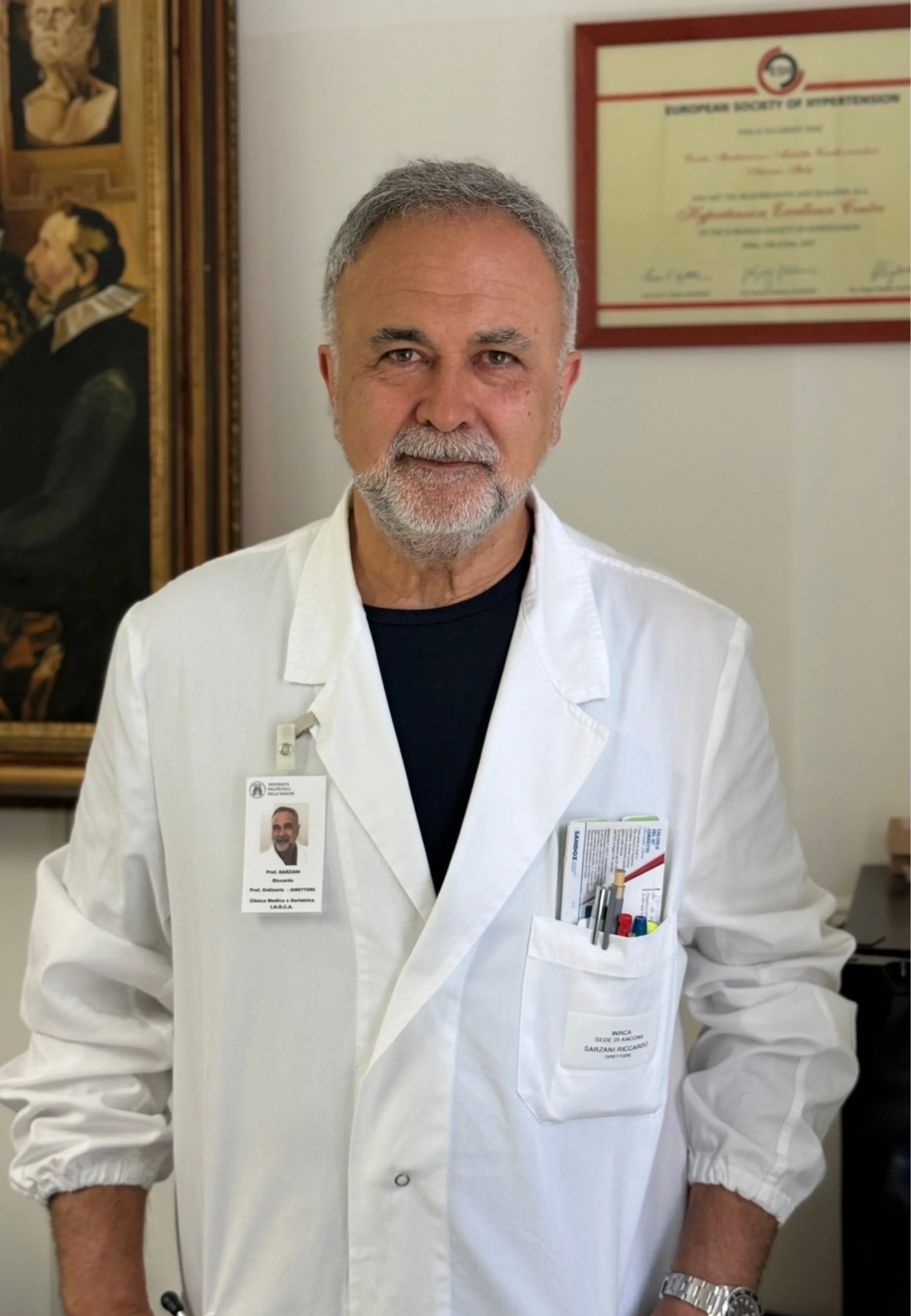 Prof. Riccardo Sarzani, professore ordinario di Medicina Interna e consulente scientifico di Medyca