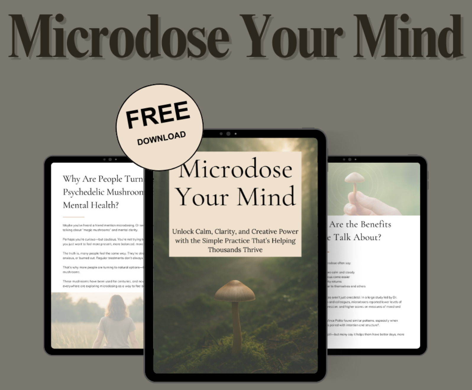 Microdse Your Mind - Unlock Calm, Clarity, and Creative Power with the Simple Practice That’s Helping Thousands Thrive