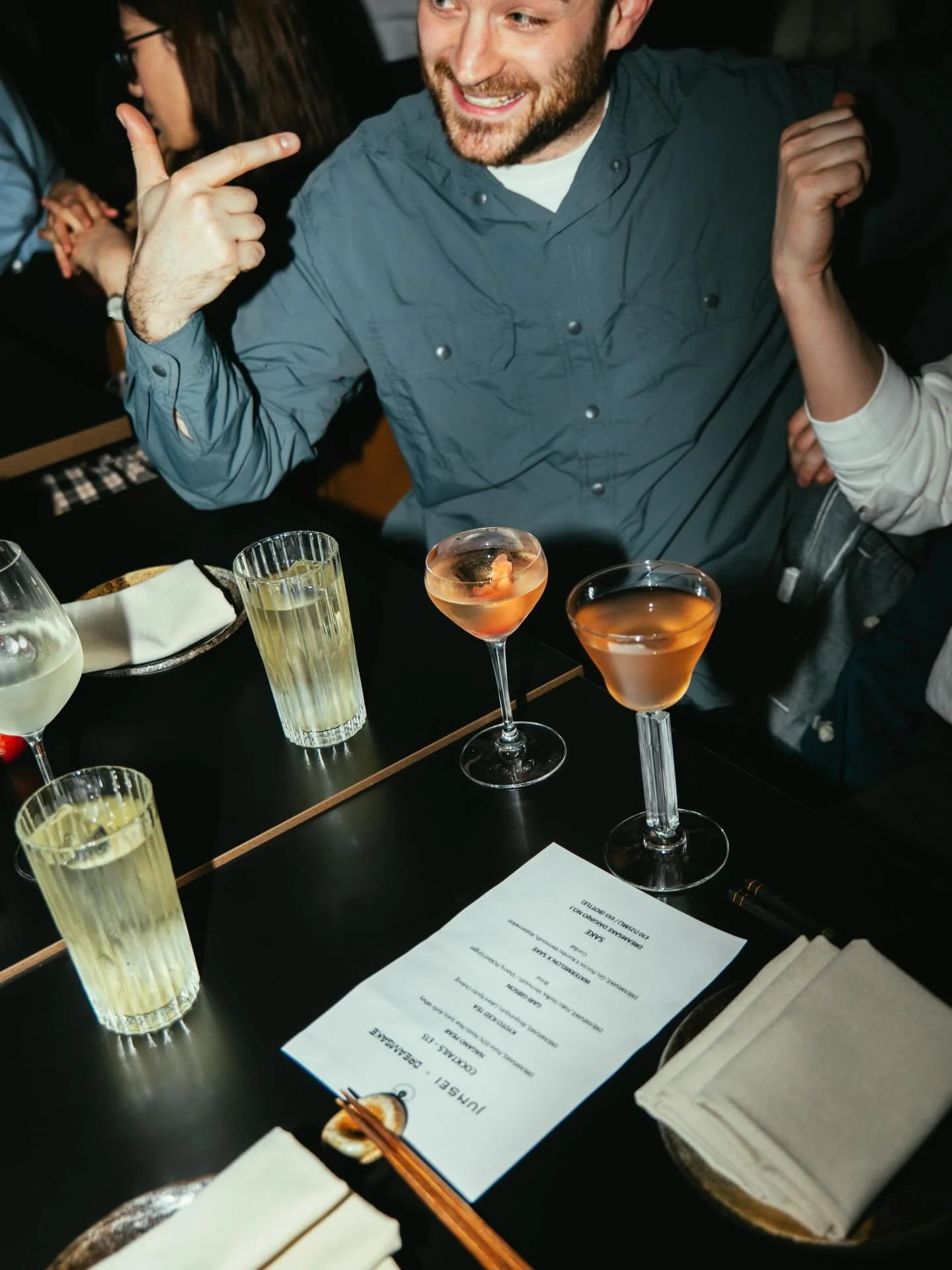 Junsei x DREAMSAKE with sake cocktails by @mintjoshchip 🍢
