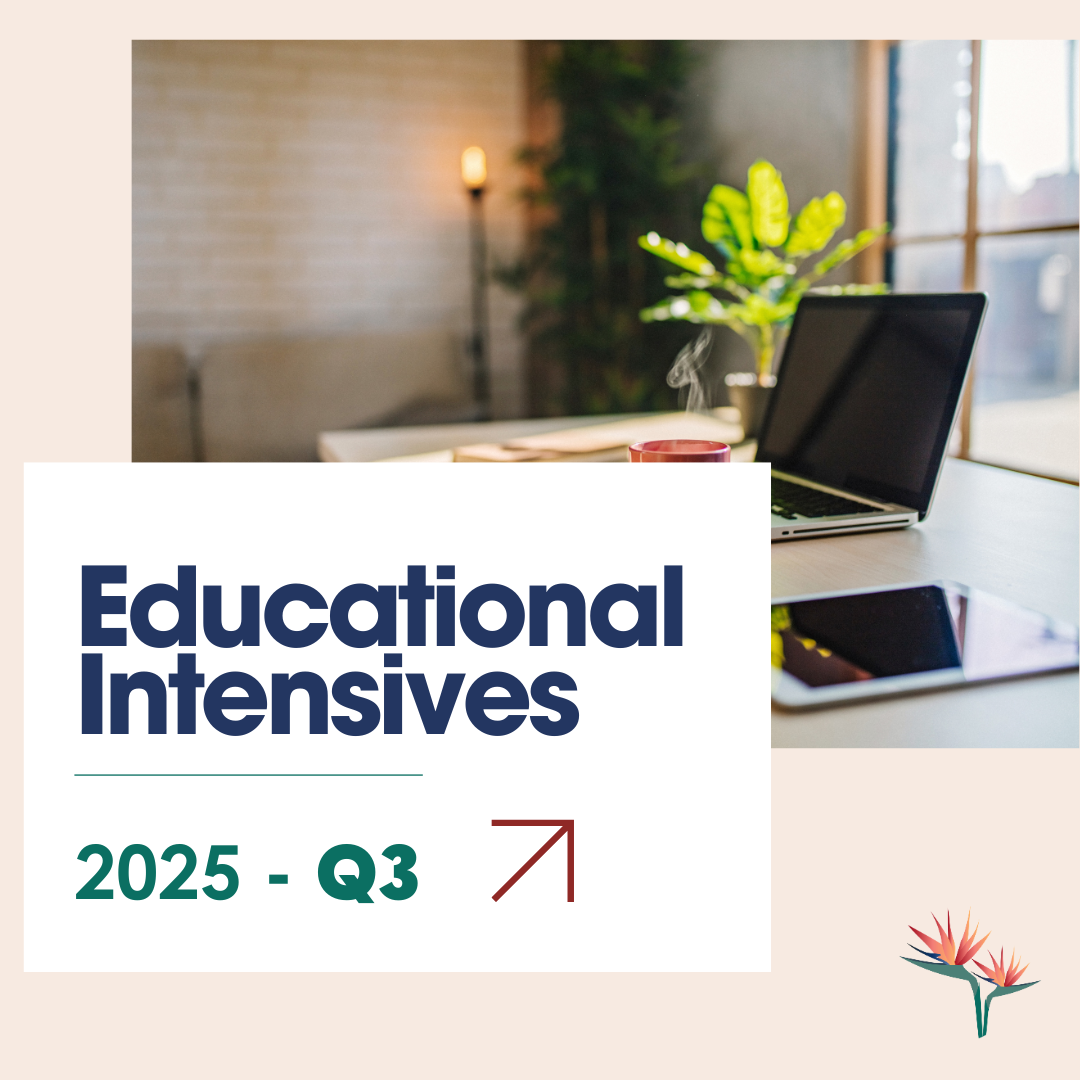 Educational Intensives: 2025 Q3