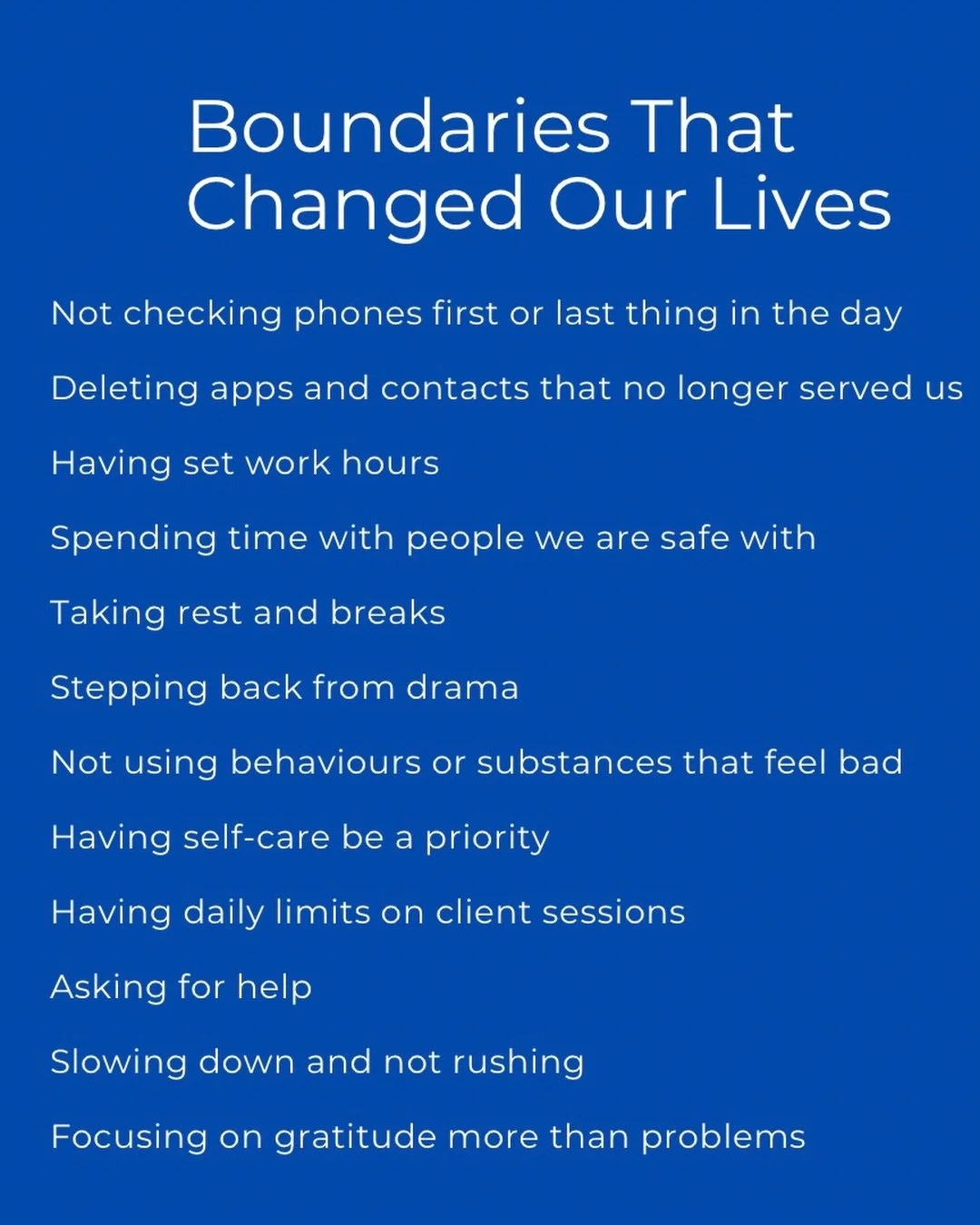 We&rsquo;ve been excitedly hanging onto this post for the last few weeks as this trend around boundaries has been a great one to see. 

In these last few weeks of December, we knew that we were wanting to talk about boundaries with you all.

Our late