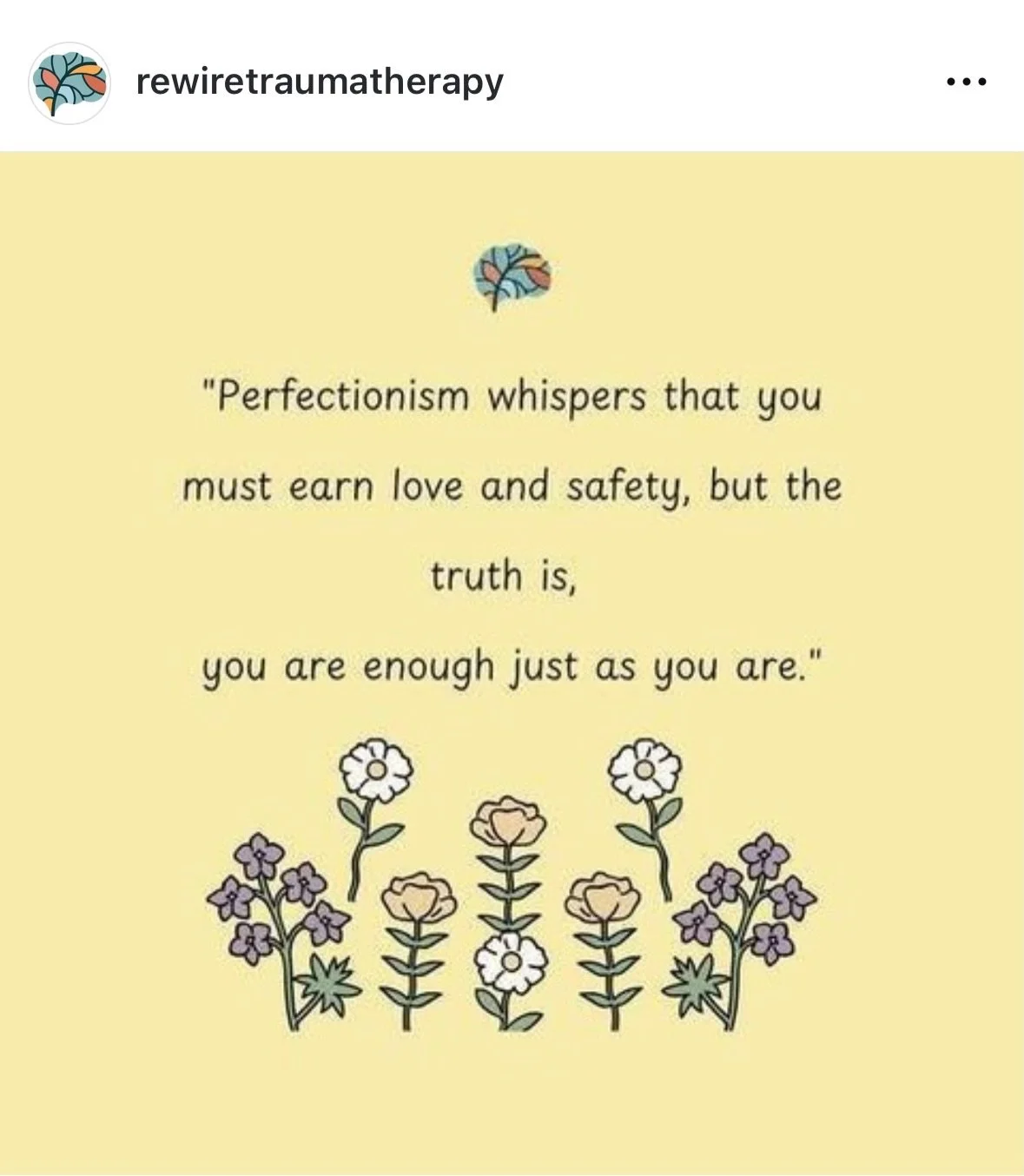 These are just a few of our favourite posts from this past month. Which one is your favourite? 

Thanks for the inspiration:

@theeqschool 

@rewiretraumatherapy 

@thumbsupfoundation 

@tinybuddhaofficial 

@therapywithabby 

@yourbeautifullife

#in