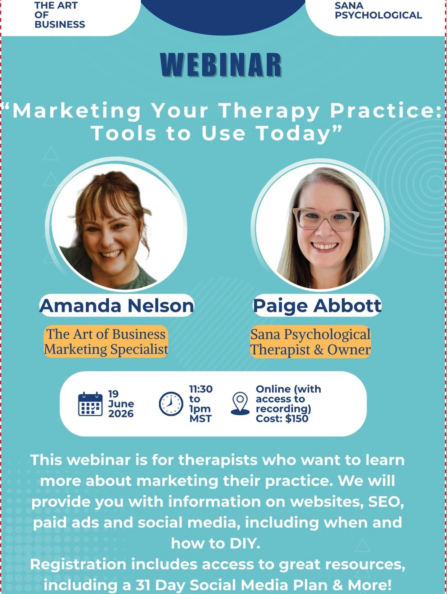 Calling all practice owners and aspiring practice owners- this one&rsquo;s for you! 

If you are in solo, group or growing practice as a therapist of any kind (psychologist, social worker, counsellor, psychotherapist, marriage and family therapist, o