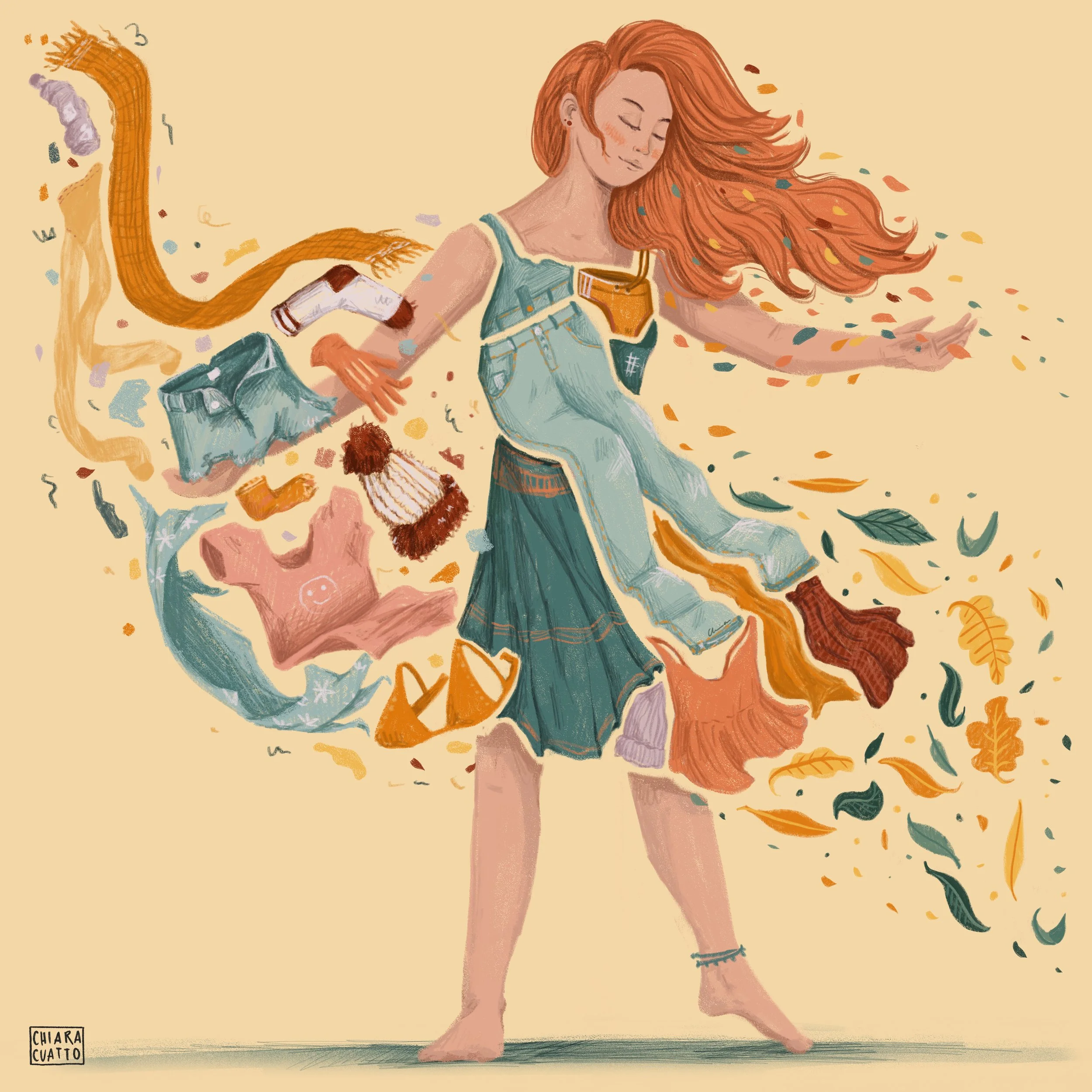 Illustrazione digitale che rappresenta il concetto di Upcycle