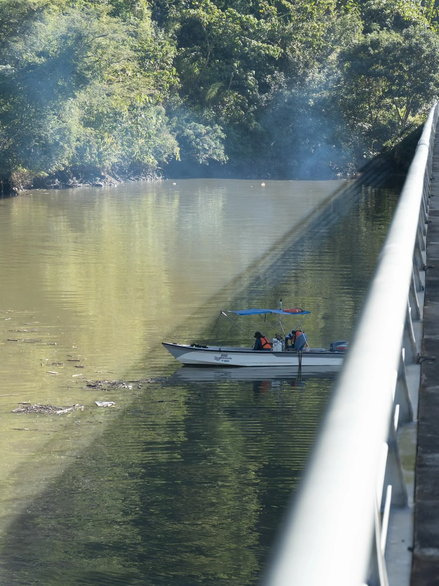 Batimetr&iacute;a en embalse de proyecto hidroel&eacute;ctrico. 
.
.
.
#FermatCR #ingenieria #ingenieríatopográfica #ingenieriacivil  #topografia topografo surveylife landsurvey landsurveying survey construccion trabajo costarica puravida trimble t