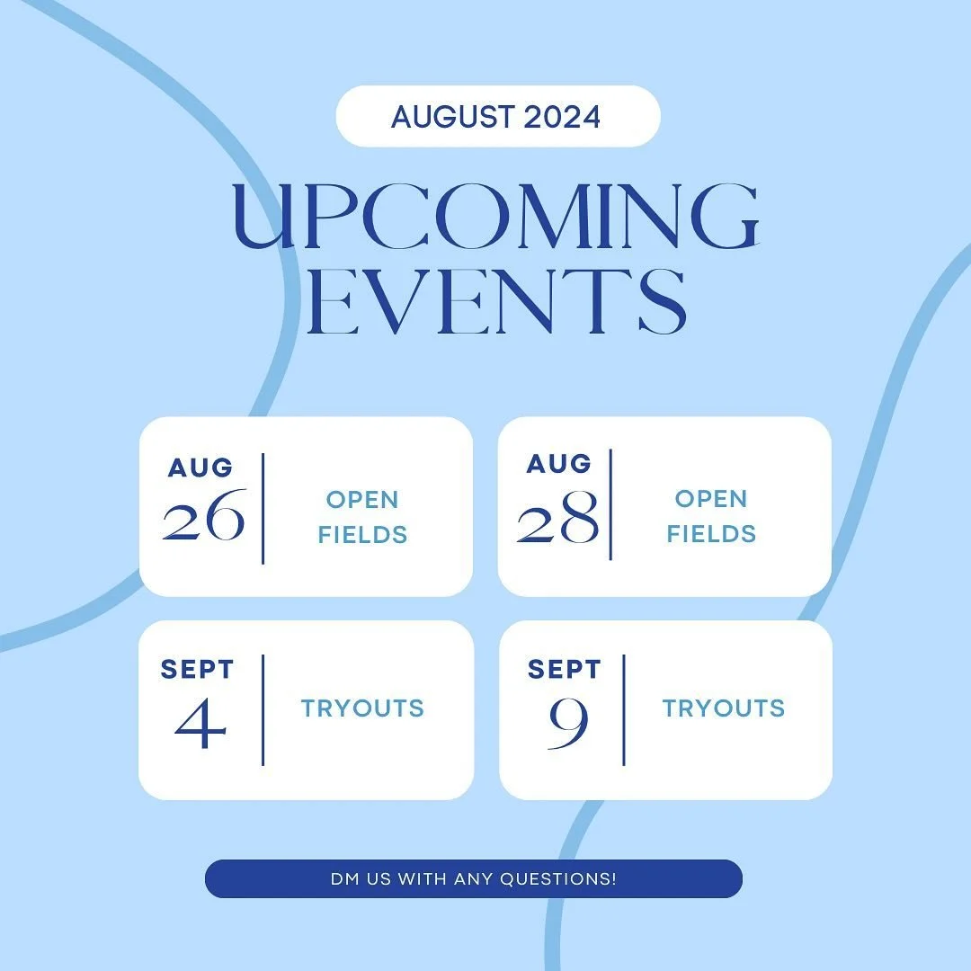 Alert Carolina: Club Softball Open Field and Tryout dates just dropped🚨🚨🚨 Come out and get warm Aug. 26th and 28th with your favorite club sports team!! We will be located on the back fields on Hooker🥎🥎 OPEN FIELDS START AT 6:30!
