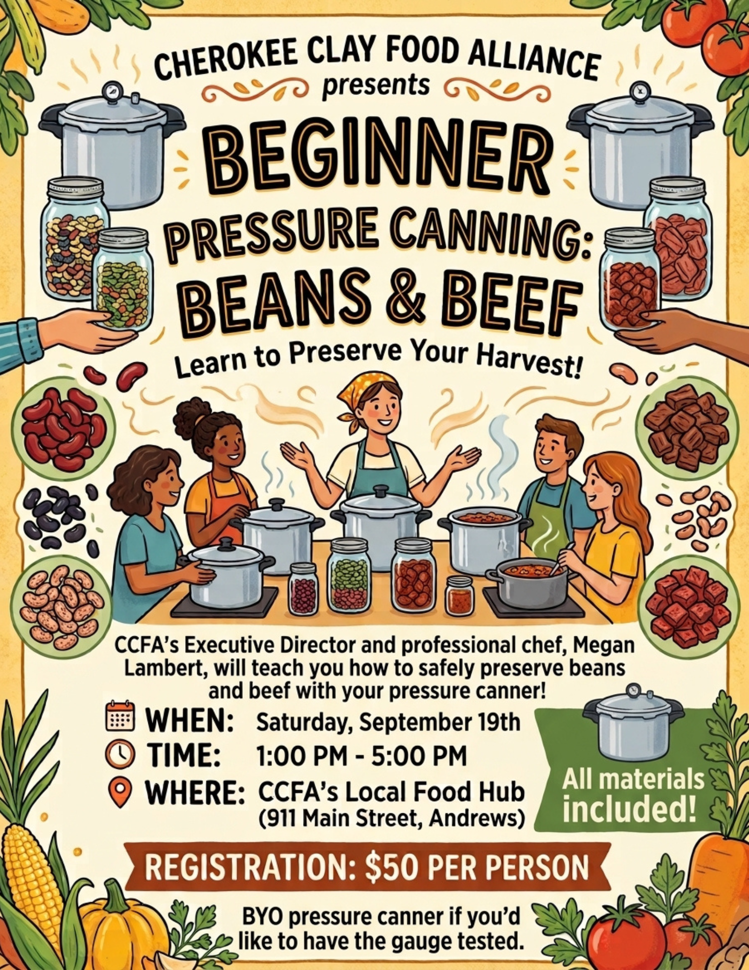 Beginner Pressure Canning: Beans & Beef