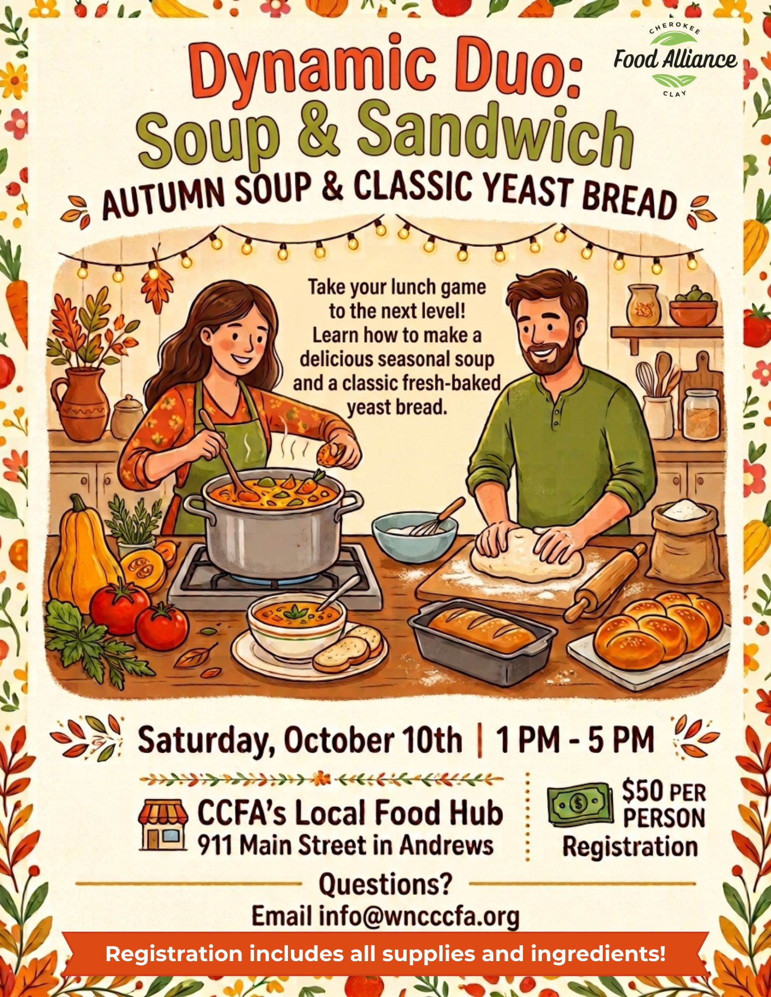Dynamic Duo: Soup &amp; Sandwich workshop