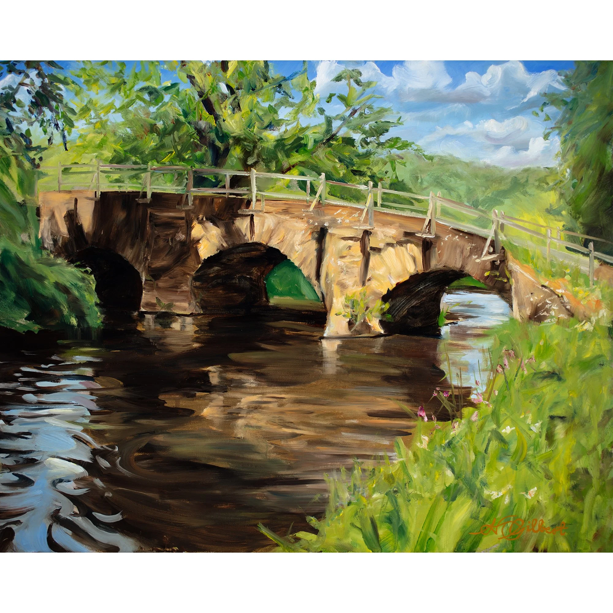 The Lower Eashing Bridge