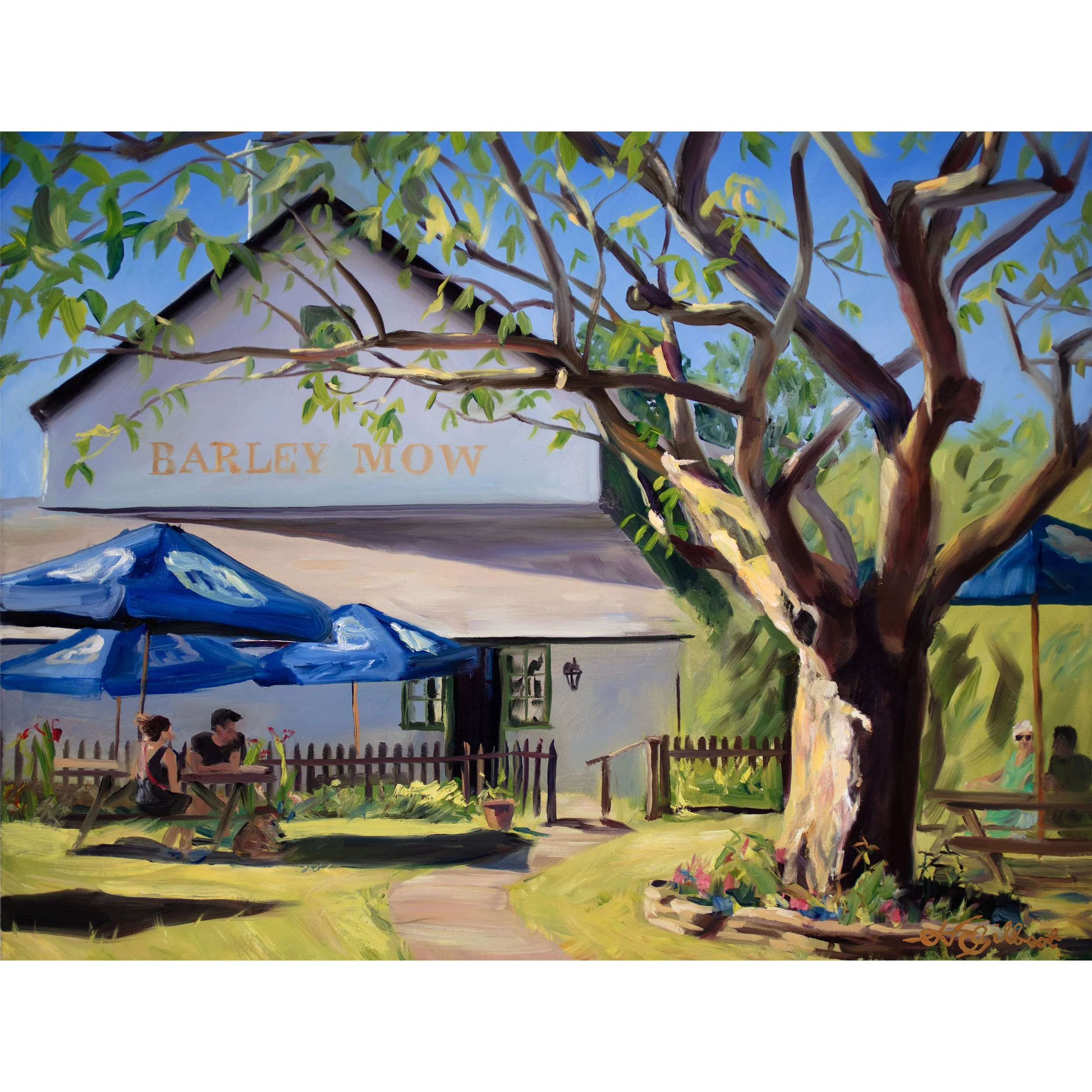 "The Barley Mow Garden, The Sands" PRINT