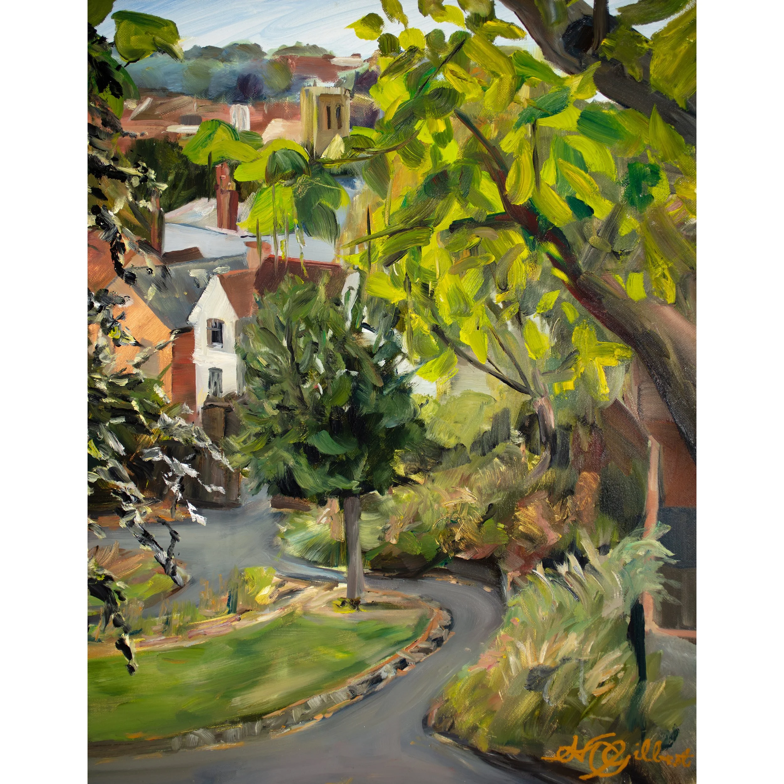 A view from Guildford Castle
