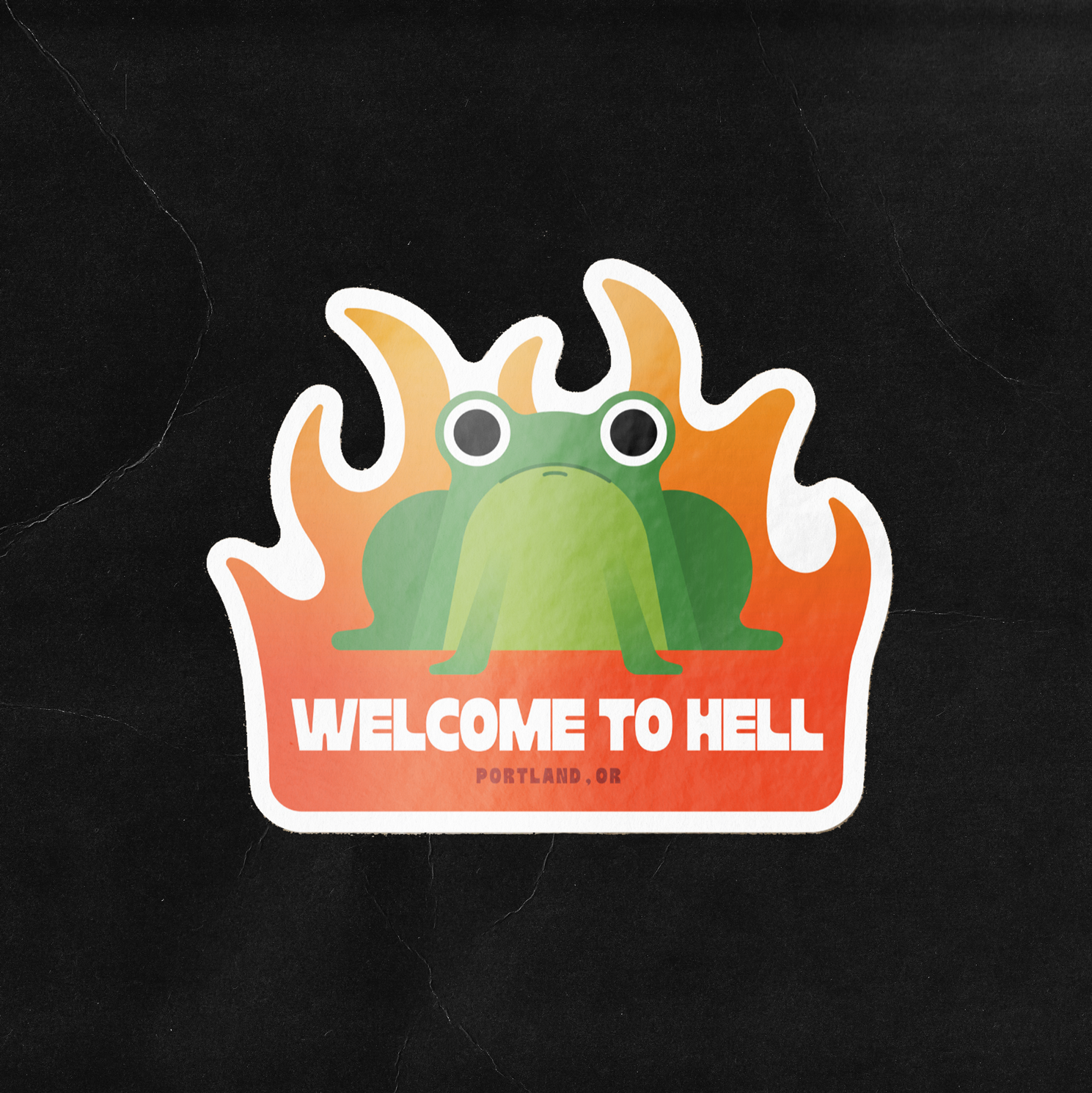 Welcome to Hell Sticker