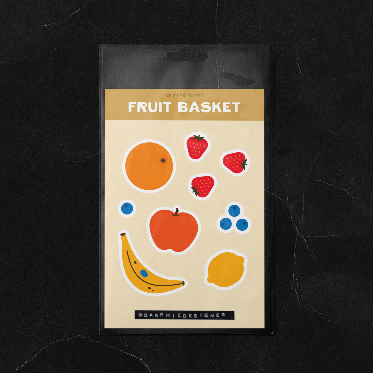 Fruit Basket Sticker Sheet