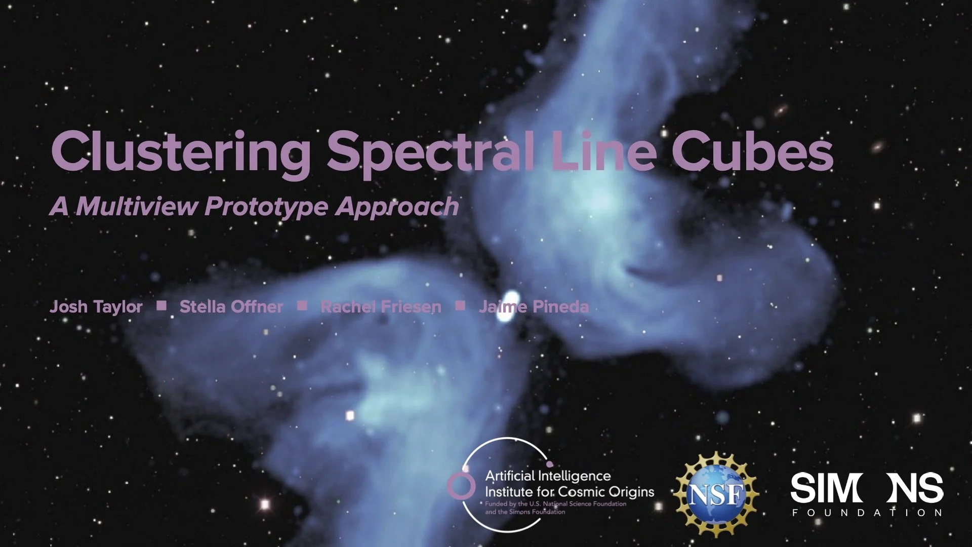 Clustering spectral cubes from radio astronomy
