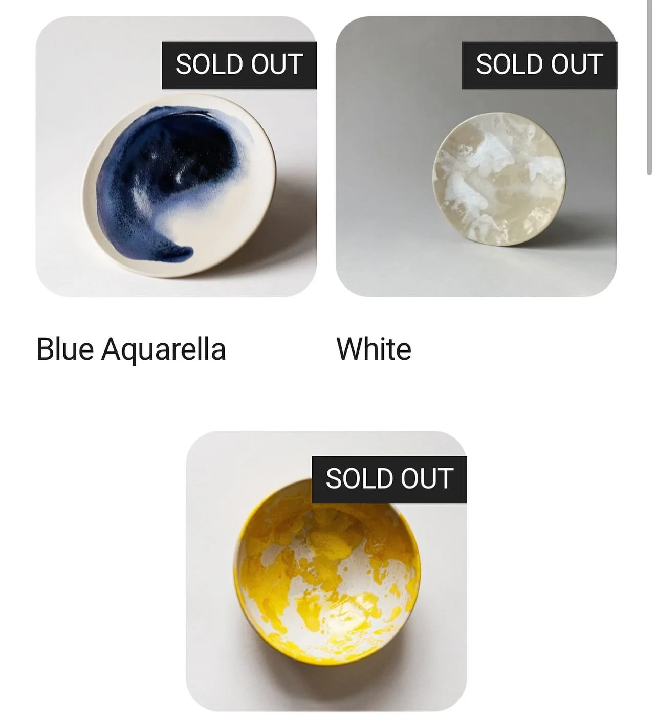 The ceramic shop drop went over all expectations! Thank you all for picking items, picking up items in my workshop and contributing to keep this business alive🥰 This made me optimistic for the future - and I am looking forward to fill it up again, w