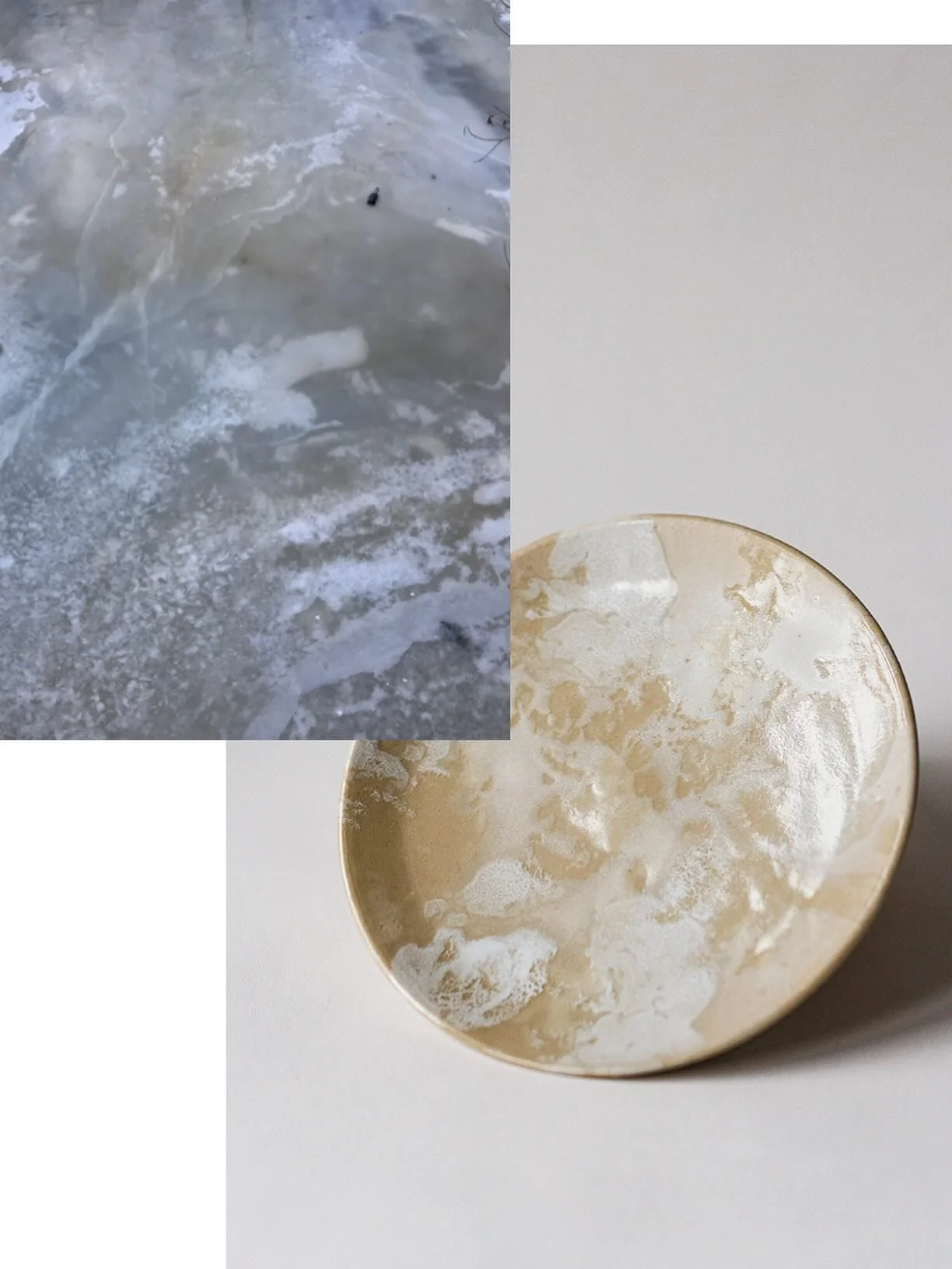 Dont eat yellow snow 
But nothing wrong with eating from beige plates
I am having a ceramic drop in May - stay tuned for date and 🕰️