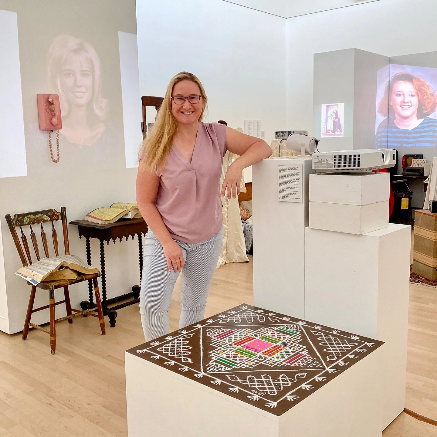 Today is the Gallery Reception for the Fragments of Us exhibit at the Collin College Art Gallery. My installation, Pieces of Us, is centered in the heart of this emotional show. 
My installation isn’t a traditional 2D art piece. Instead, it is