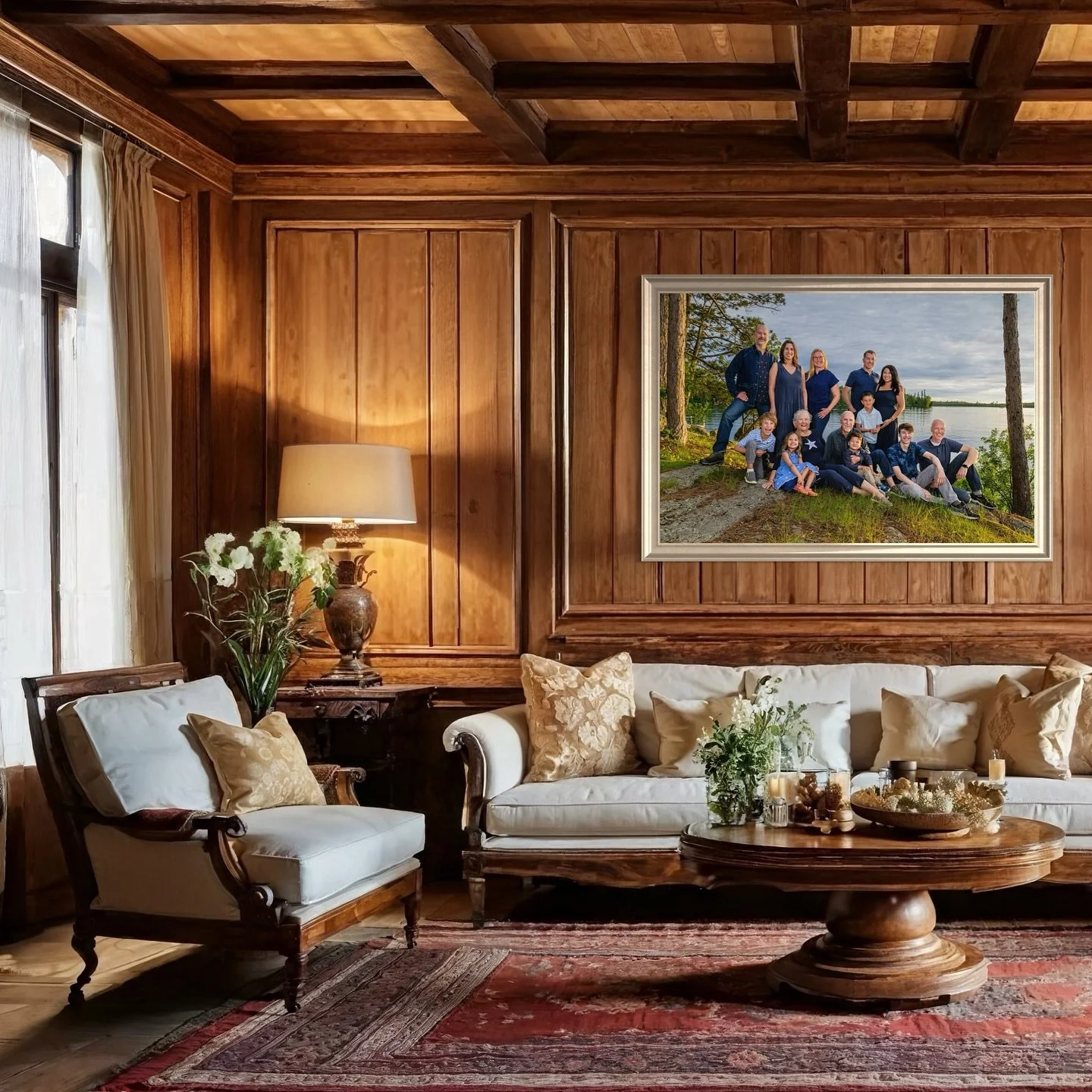 Putting family back in the family room. 
If your family isn’t represented in your home, are you living in a house or a home? Adding family portraits to your walls layers a sense of belonging for everyone. And those portraits become more valuab