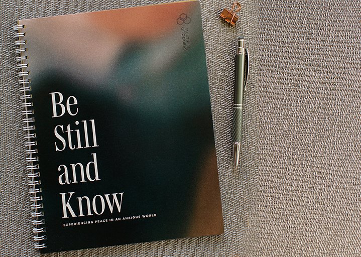 Be Still and Know study guide cover photo from Multiply Goodness