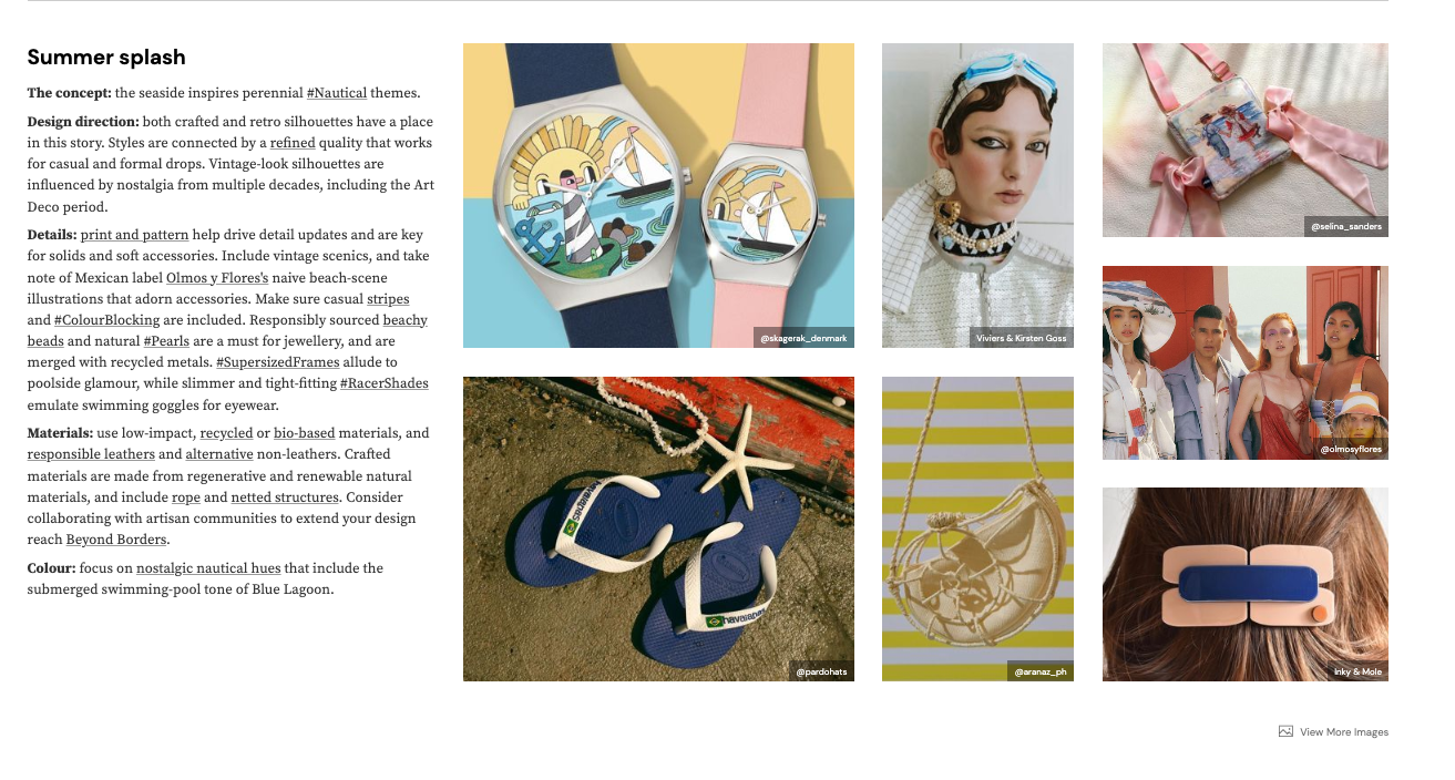 WGSN-
SUMMER SPLASH- Skagen collaboration with Jeremyville to make a Danish inspired seaside centric layered dial in men’s and women’s sizes.
