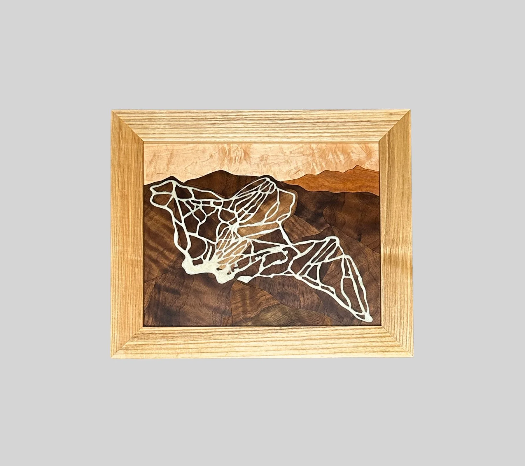 Bolton Valley Hardwood Marquetry Trail Map