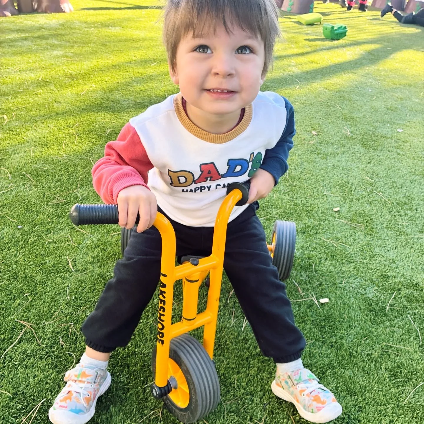 Hooping our way through play-based learning 🟢💛 #childcare #hulahoop #motorskills #preschool #futurethinkerspreschoolanddaycare