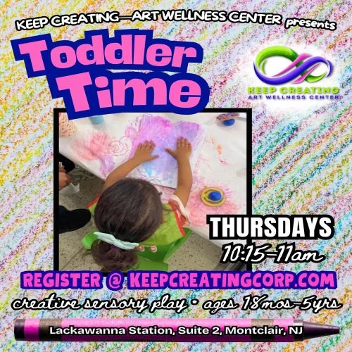 Keep creating-art &amp; wellness studio presents: toddler time