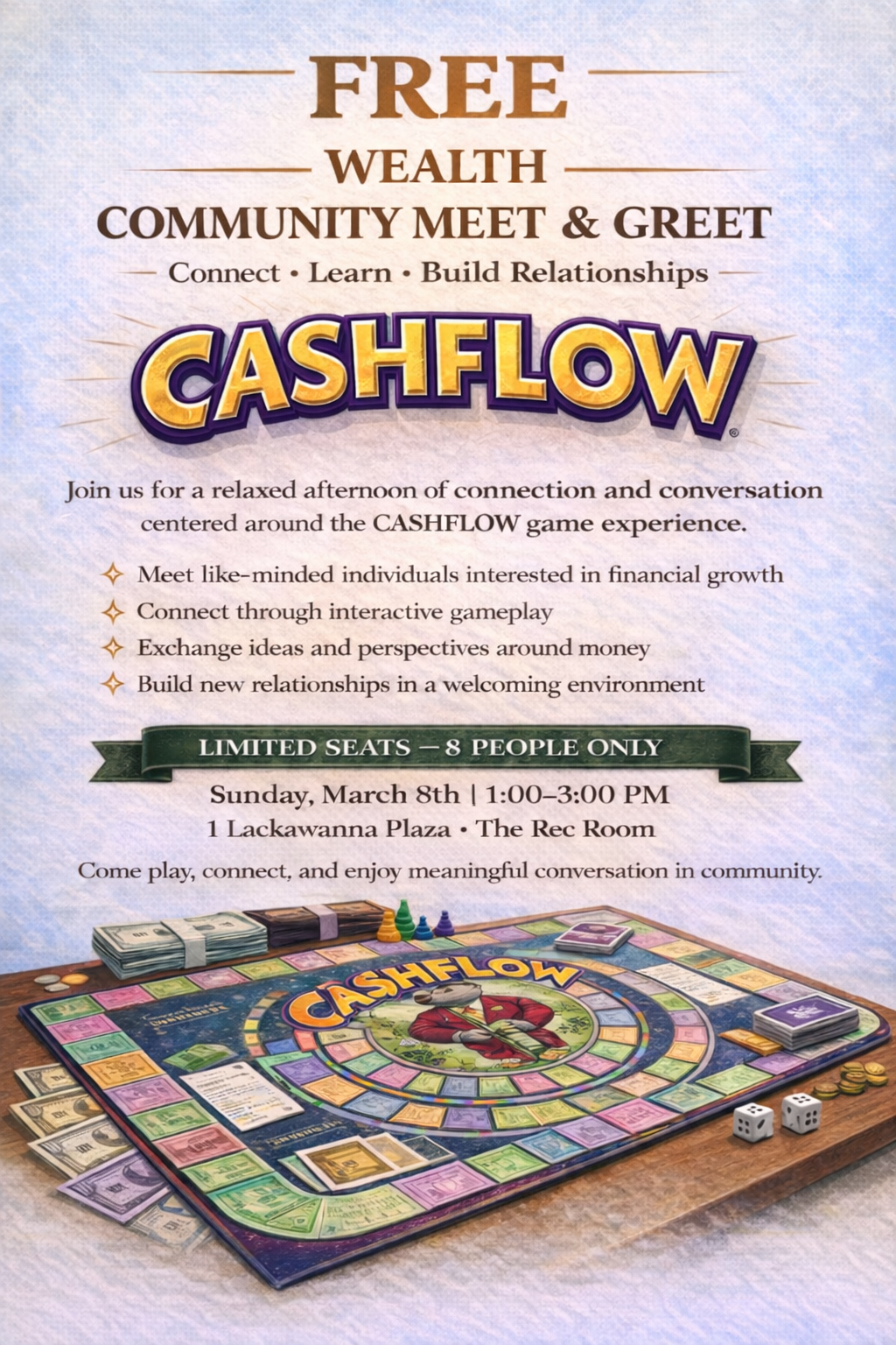 CASHFLOW® Game Experience | Roots2Riches Wealth Community Meet &amp; Greet
