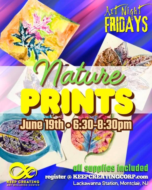 Art Night Fridays: Nature Prints