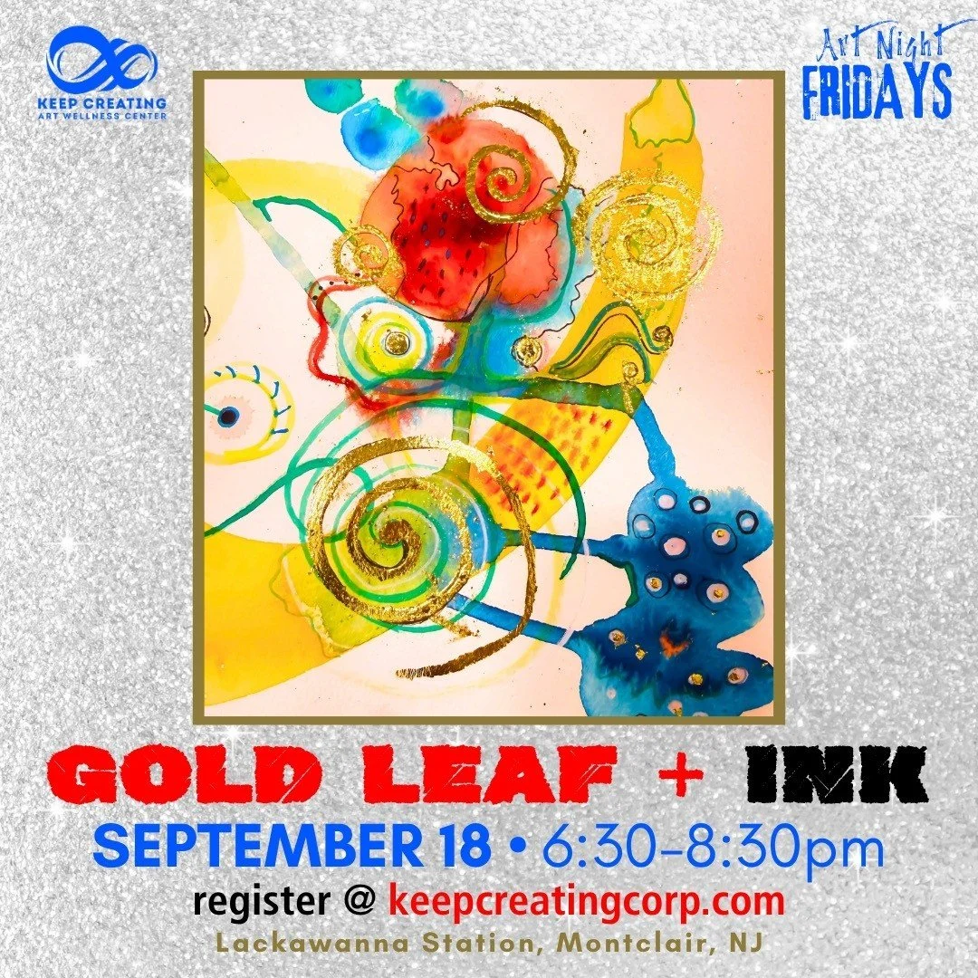 Art Night Fridays: Gold Leaf + Ink