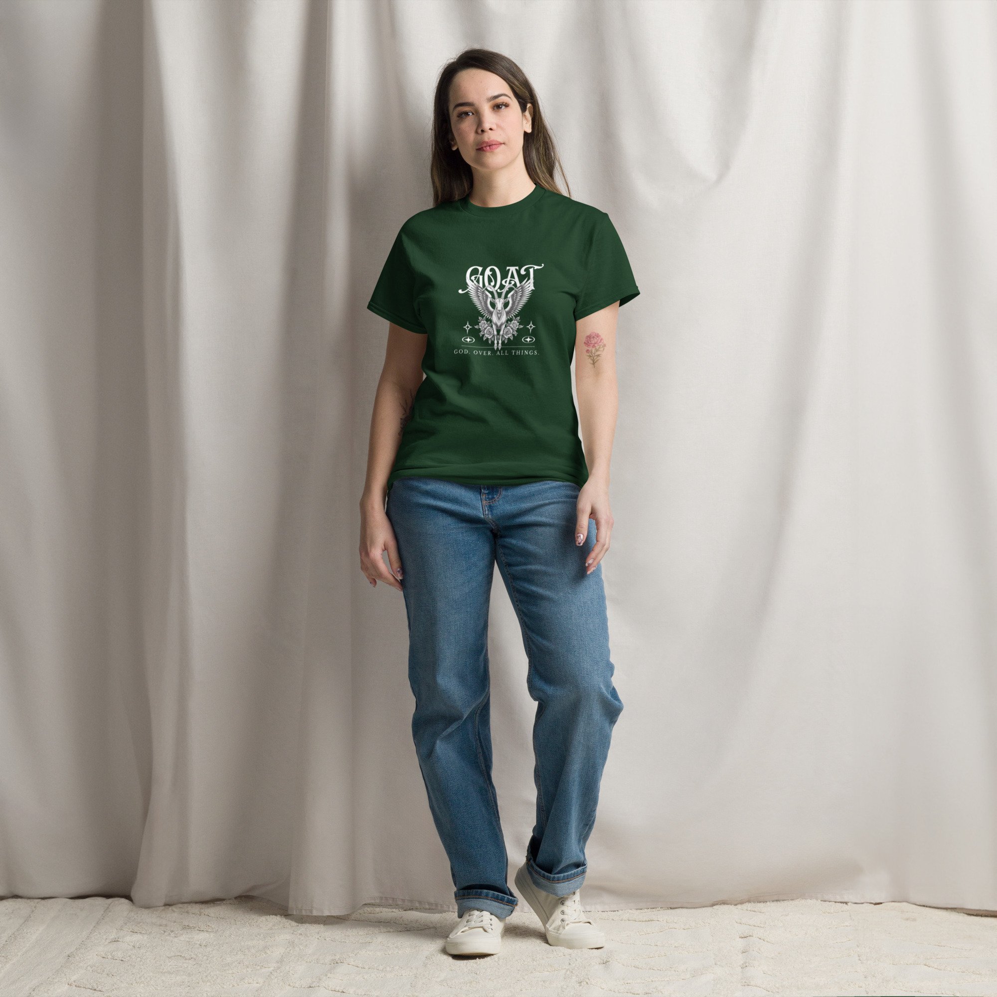 unisex-classic-tee-forest-green-front-6a27171c9609f.jpg
