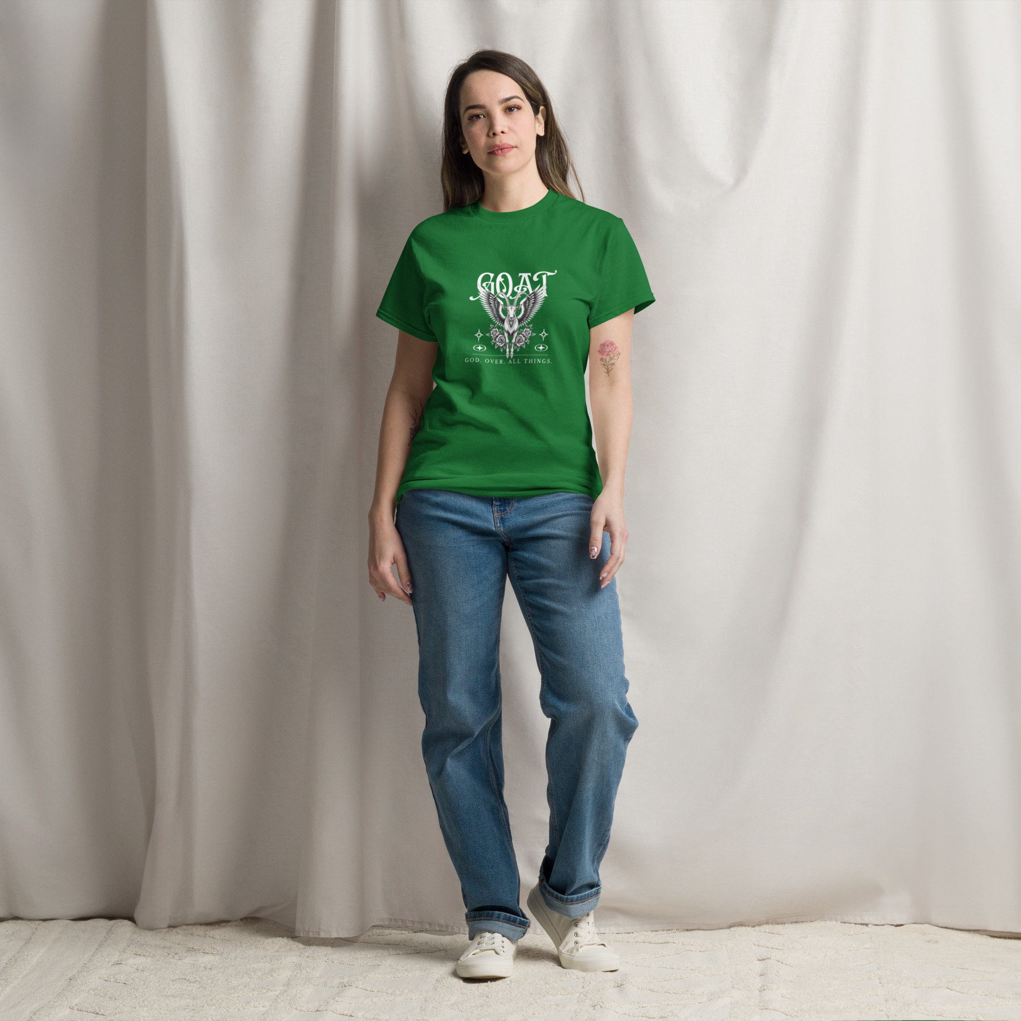 unisex-classic-tee-turf-green-front-6a27171caeac1.jpg