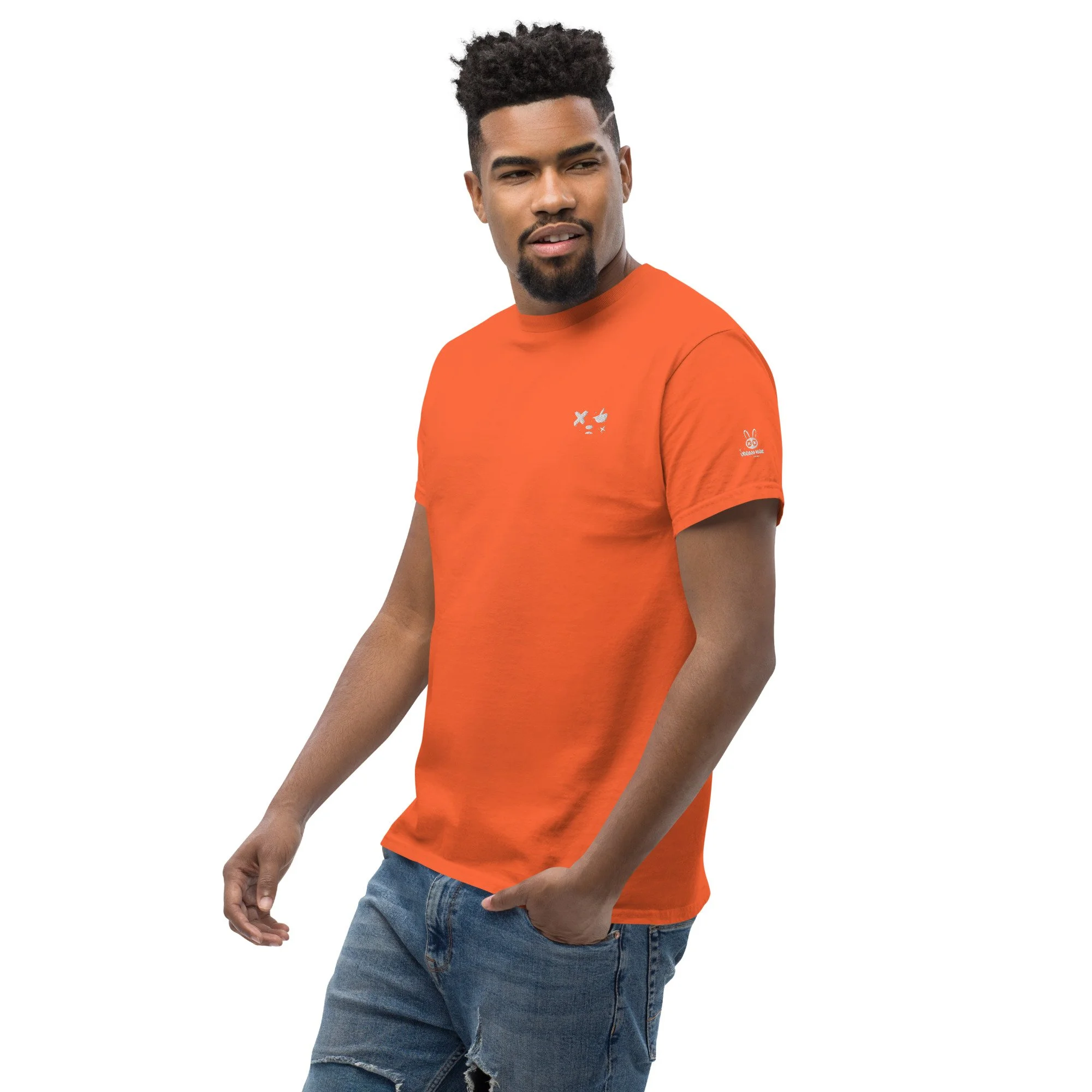 unisex-classic-tee-orange-left-front-6a30151f0bfc2.jpg