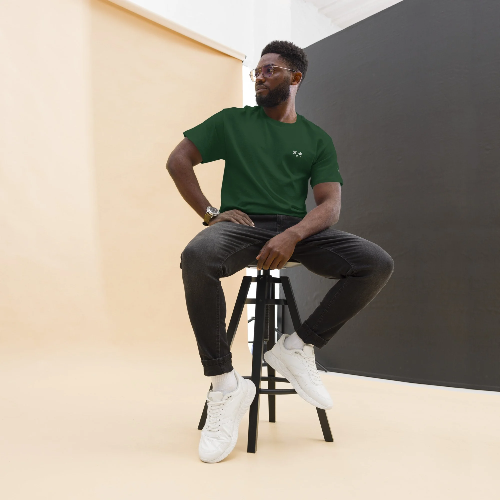 unisex-classic-tee-forest-green-front-6a30151f60f90.jpg